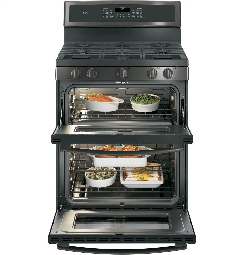Ge Appliances PGB960BEJTS Ge Profile&#8482; 30" Free-Standing Gas Double Oven Convection Range