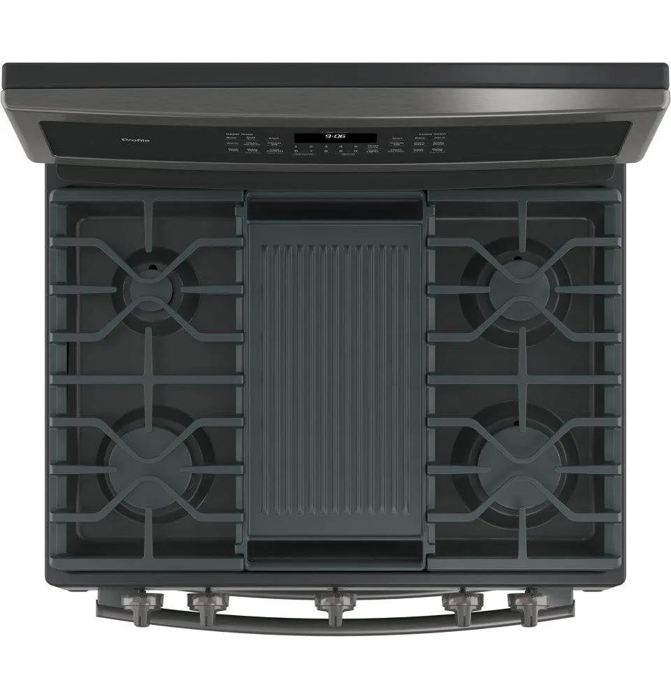 Ge Appliances PGB960BEJTS Ge Profile&#8482; 30" Free-Standing Gas Double Oven Convection Range