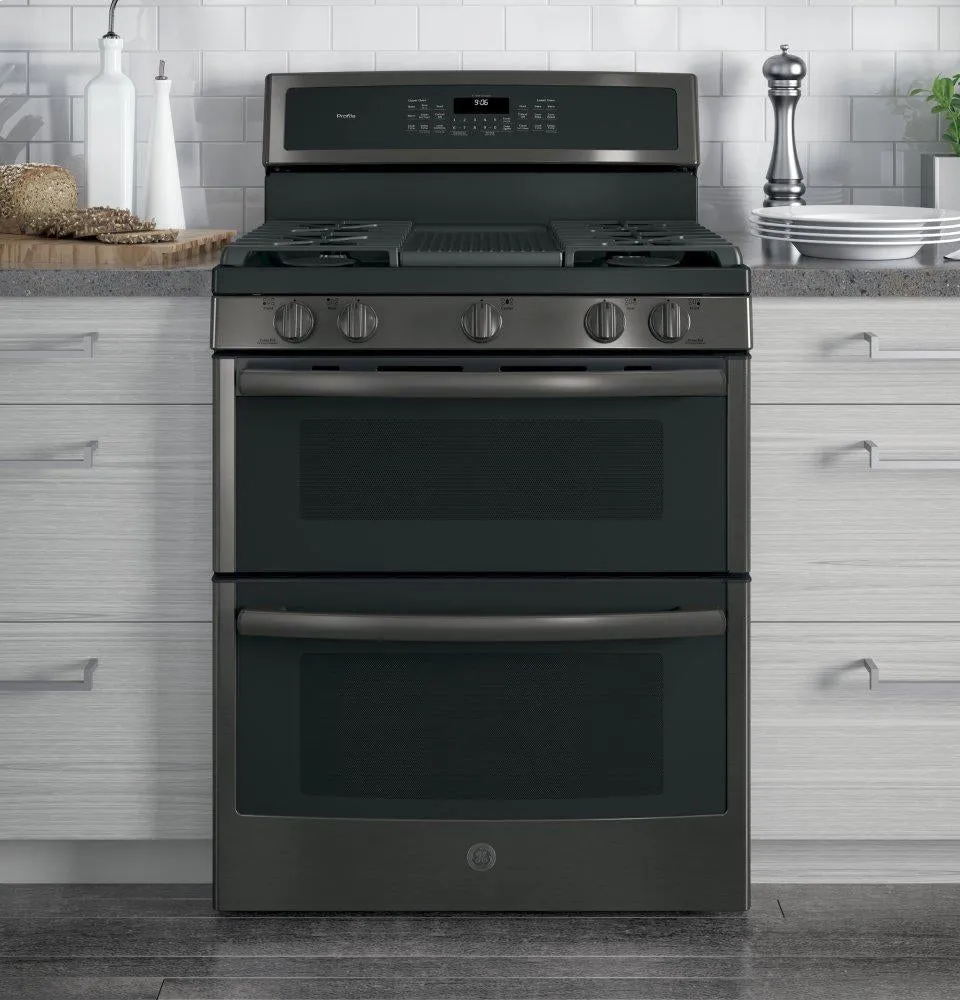 Ge Appliances PGB960BEJTS Ge Profile&#8482; 30" Free-Standing Gas Double Oven Convection Range