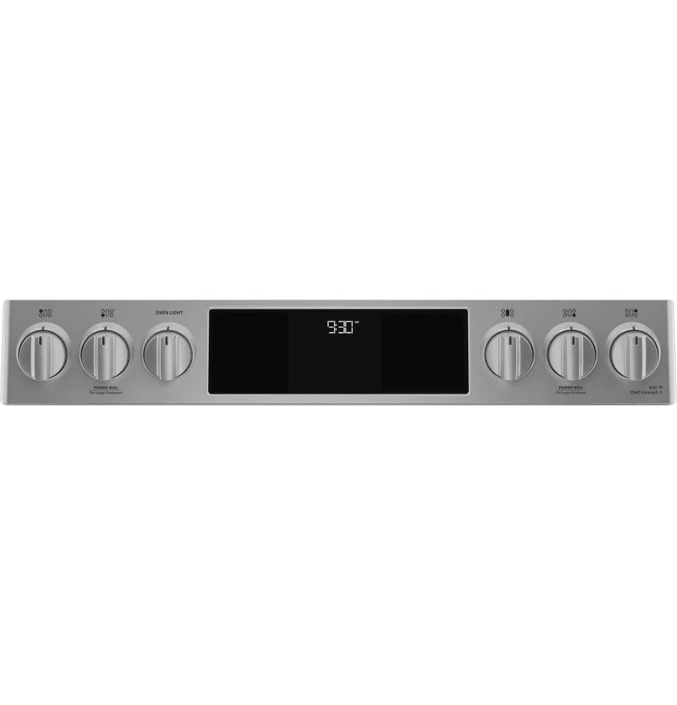 Ge Appliances PGS930YPFS Ge Profile&#8482; 30" Smart Slide-In Front-Control Gas Fingerprint Resistant Range With No Preheat Air Fry