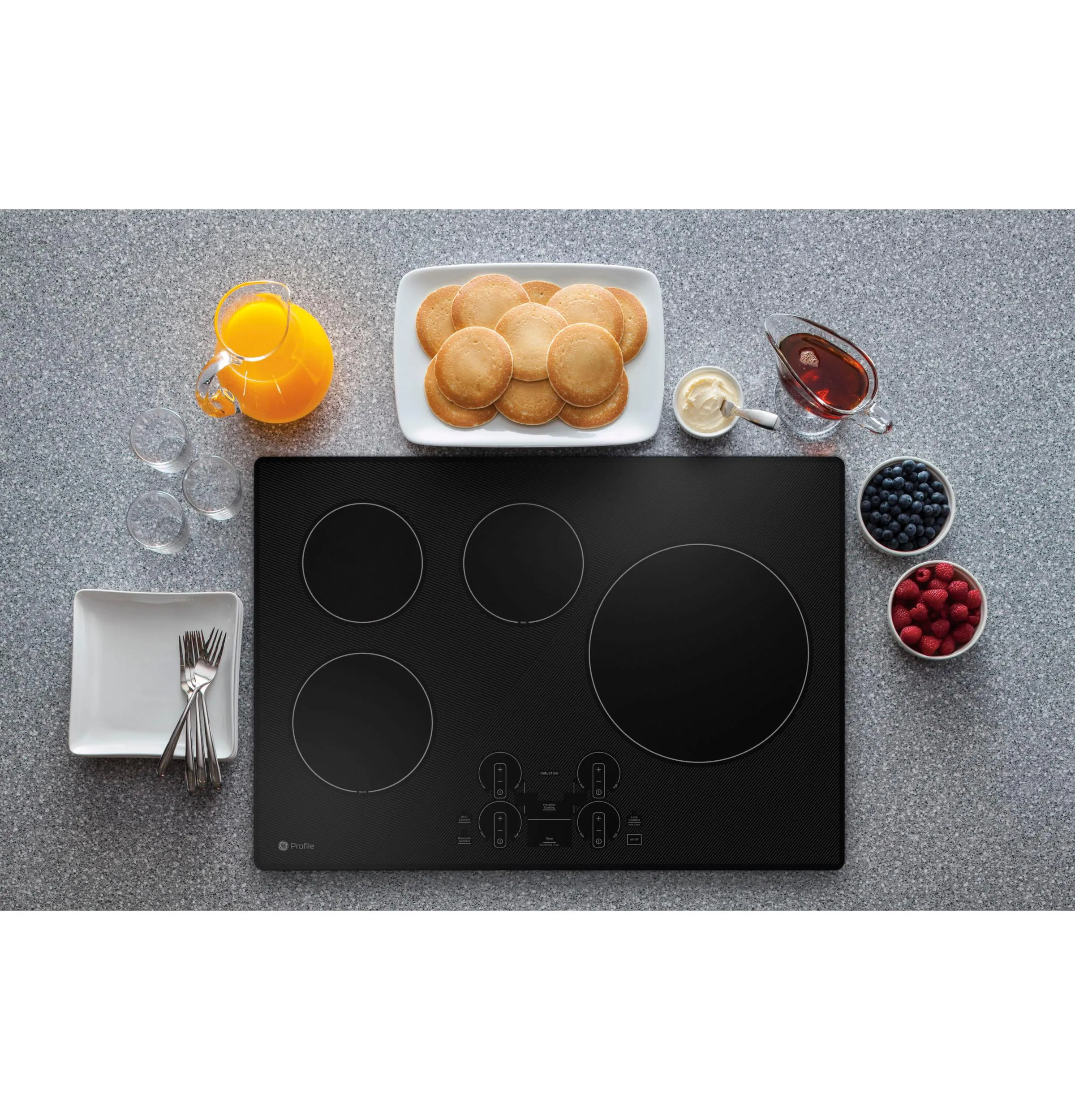 Ge Appliances PHP7030DTBB Ge Profile&#8482; 30" Built-In Touch Control Induction Cooktop