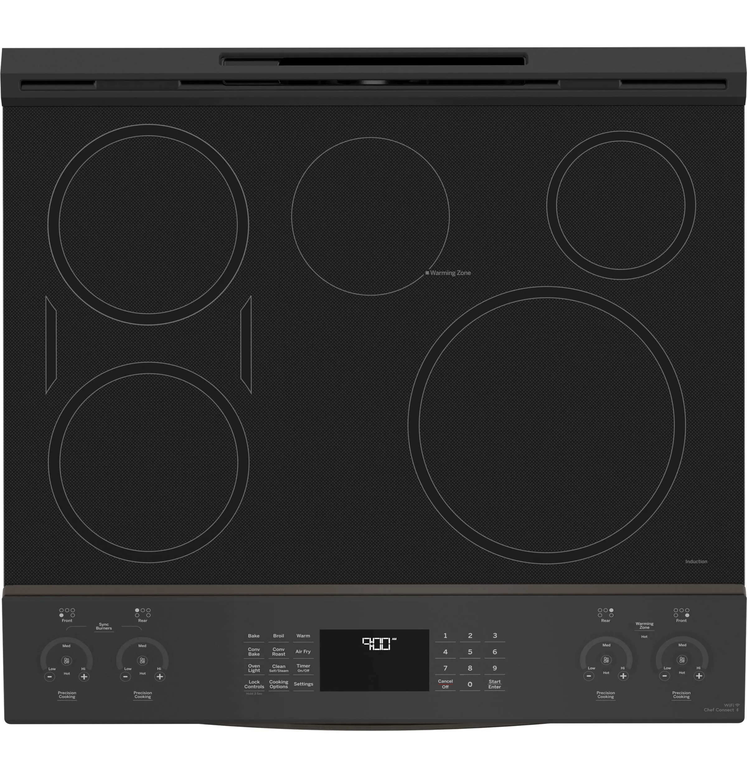 Ge Appliances PHS930BPTS Ge Profile&#8482; 30" Smart Slide-In Front-Control Induction And Convection Range With No Preheat Air Fry