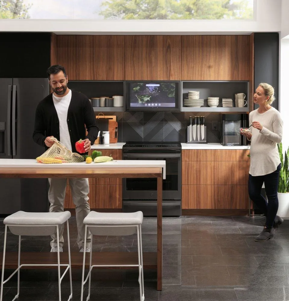 Ge Appliances PHS930BPTS Ge Profile&#8482; 30" Smart Slide-In Front-Control Induction And Convection Range With No Preheat Air Fry