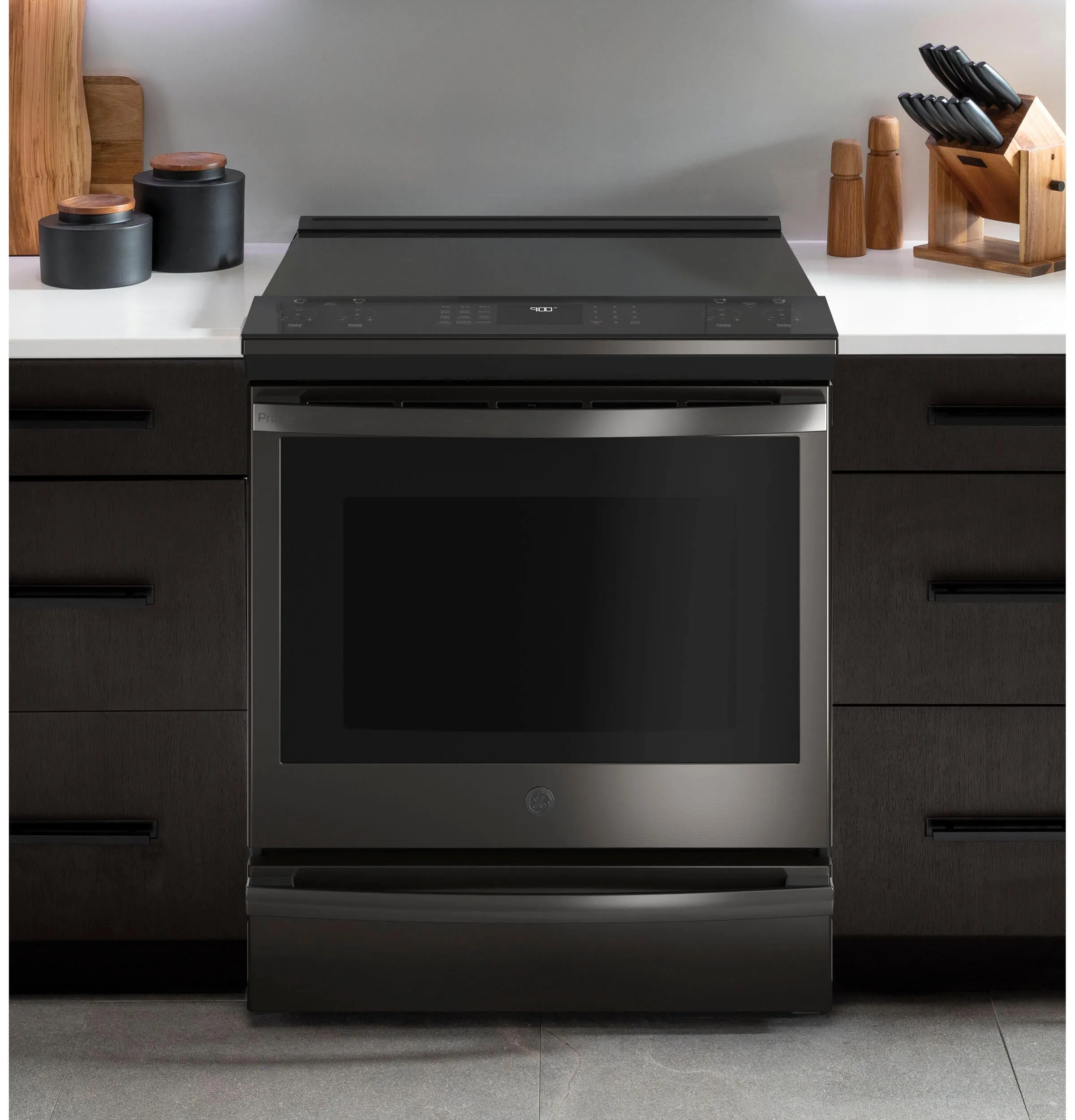 Ge Appliances PHS930BPTS Ge Profile&#8482; 30" Smart Slide-In Front-Control Induction And Convection Range With No Preheat Air Fry