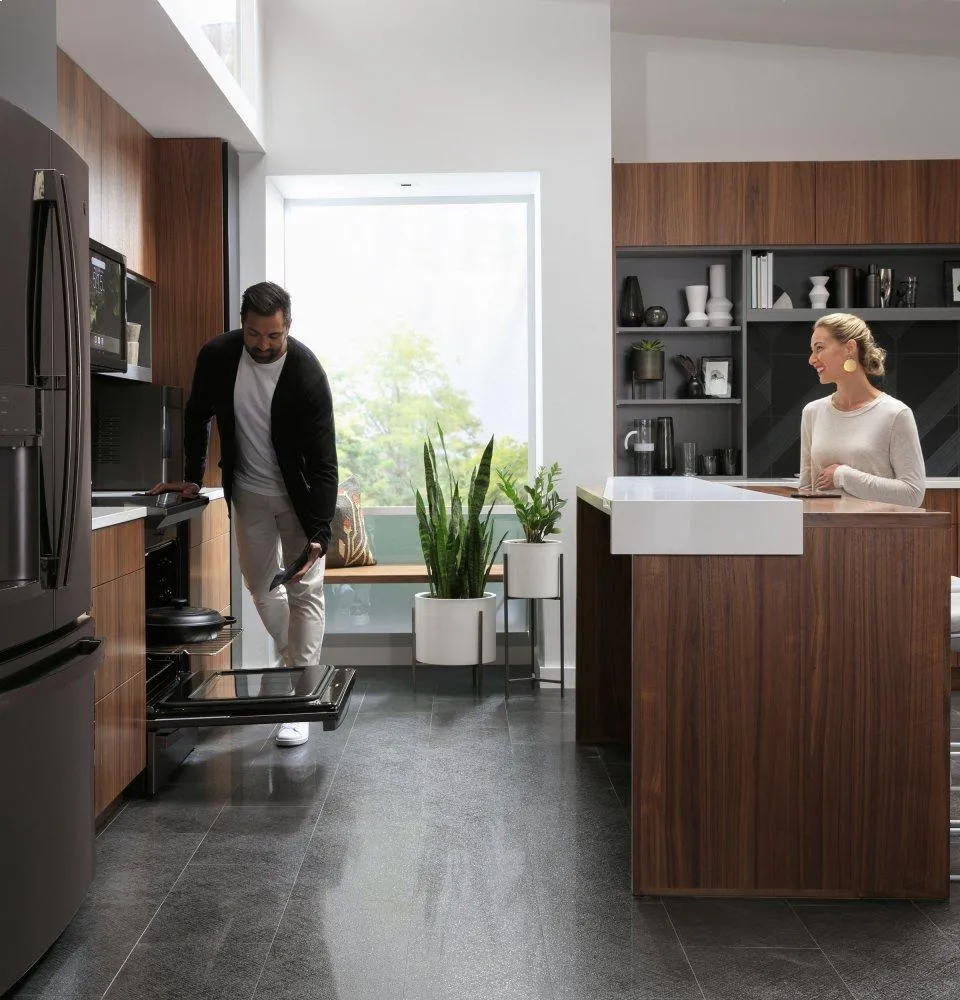 Ge Appliances PHS930BPTS Ge Profile&#8482; 30" Smart Slide-In Front-Control Induction And Convection Range With No Preheat Air Fry