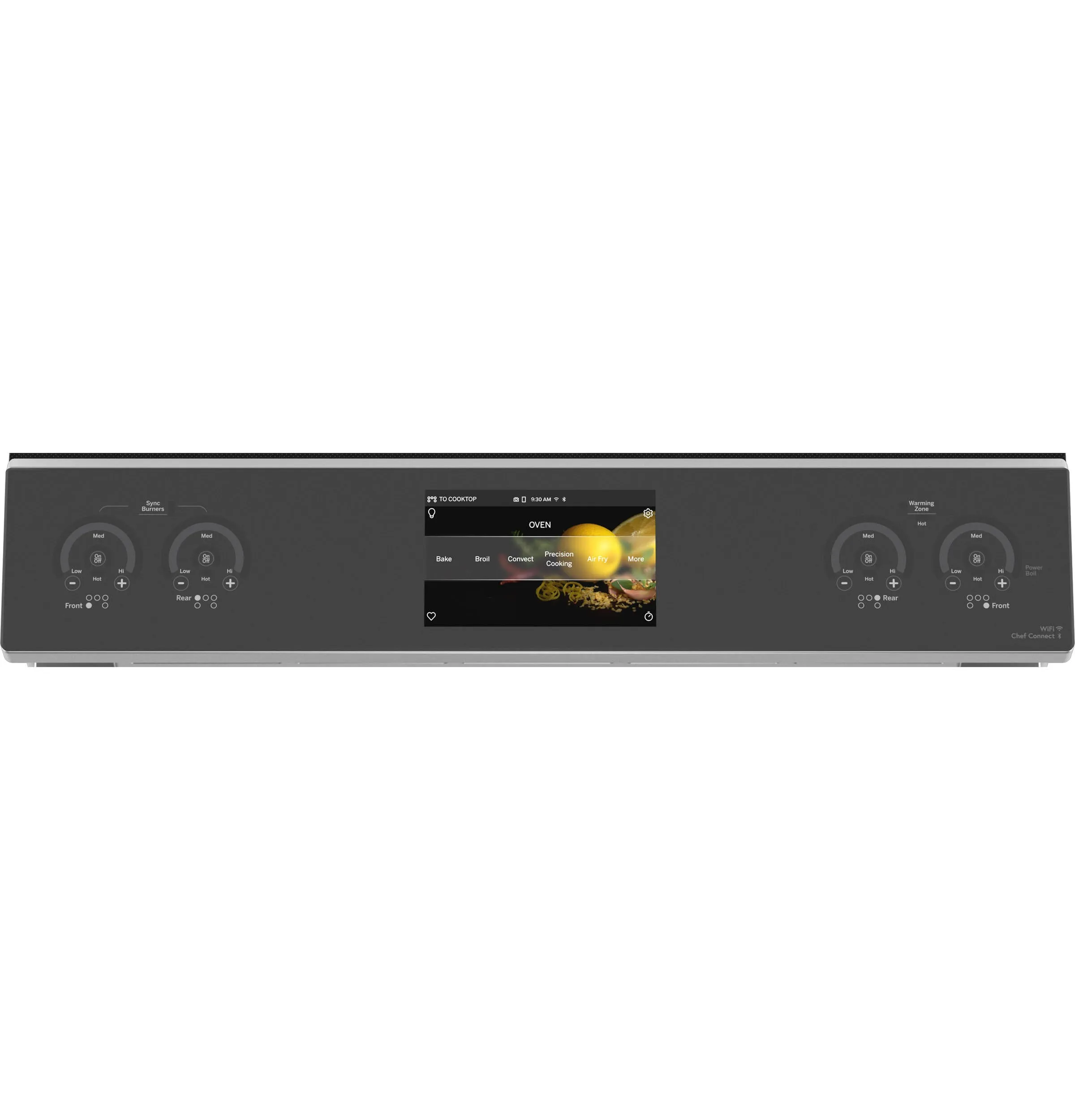 Ge Appliances PHS93XYPFS Ge Profile&#8482; 30" Smart Slide-In Front-Control Induction Fingerprint Resistant Range With In Oven Camera