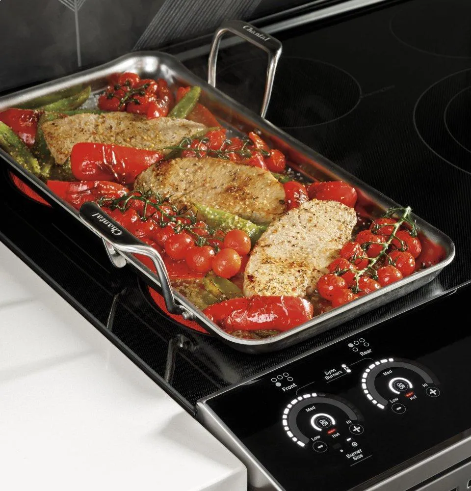 Ge Appliances PHS93XYPFS Ge Profile&#8482; 30" Smart Slide-In Front-Control Induction Fingerprint Resistant Range With In Oven Camera