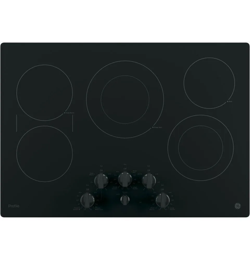 Ge Appliances PP7030DJBB Ge Profile&#8482; 30" Built-In Knob Control Electric Cooktop