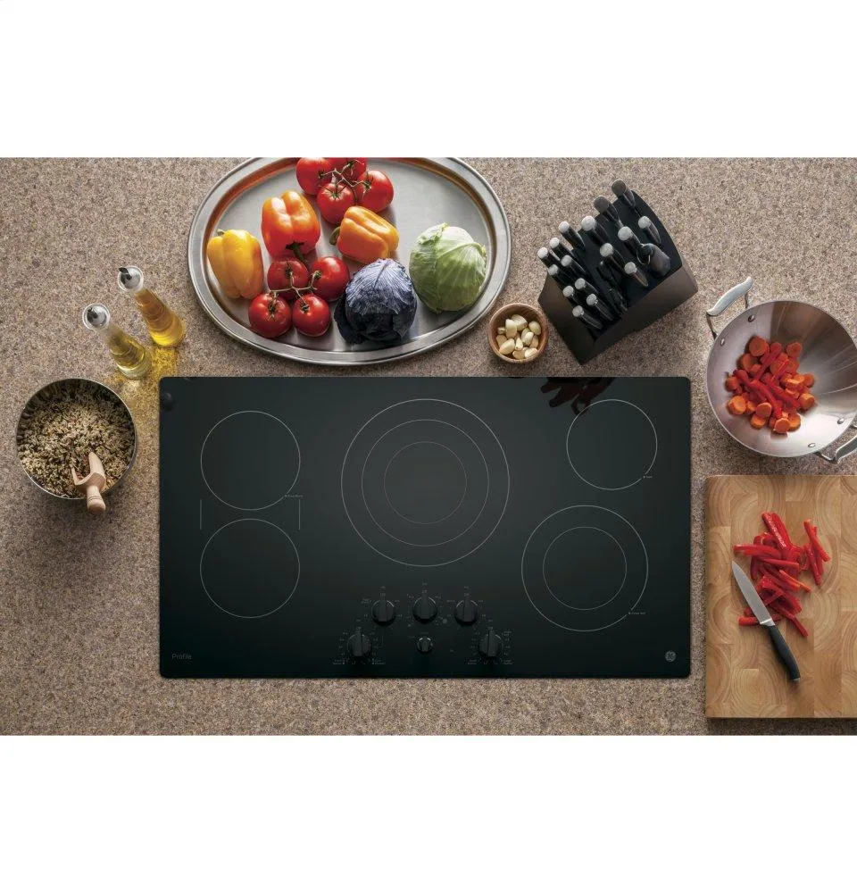 Ge Appliances PP7036DJBB Ge Profile&#8482; 36" Built-In Knob Control Cooktop