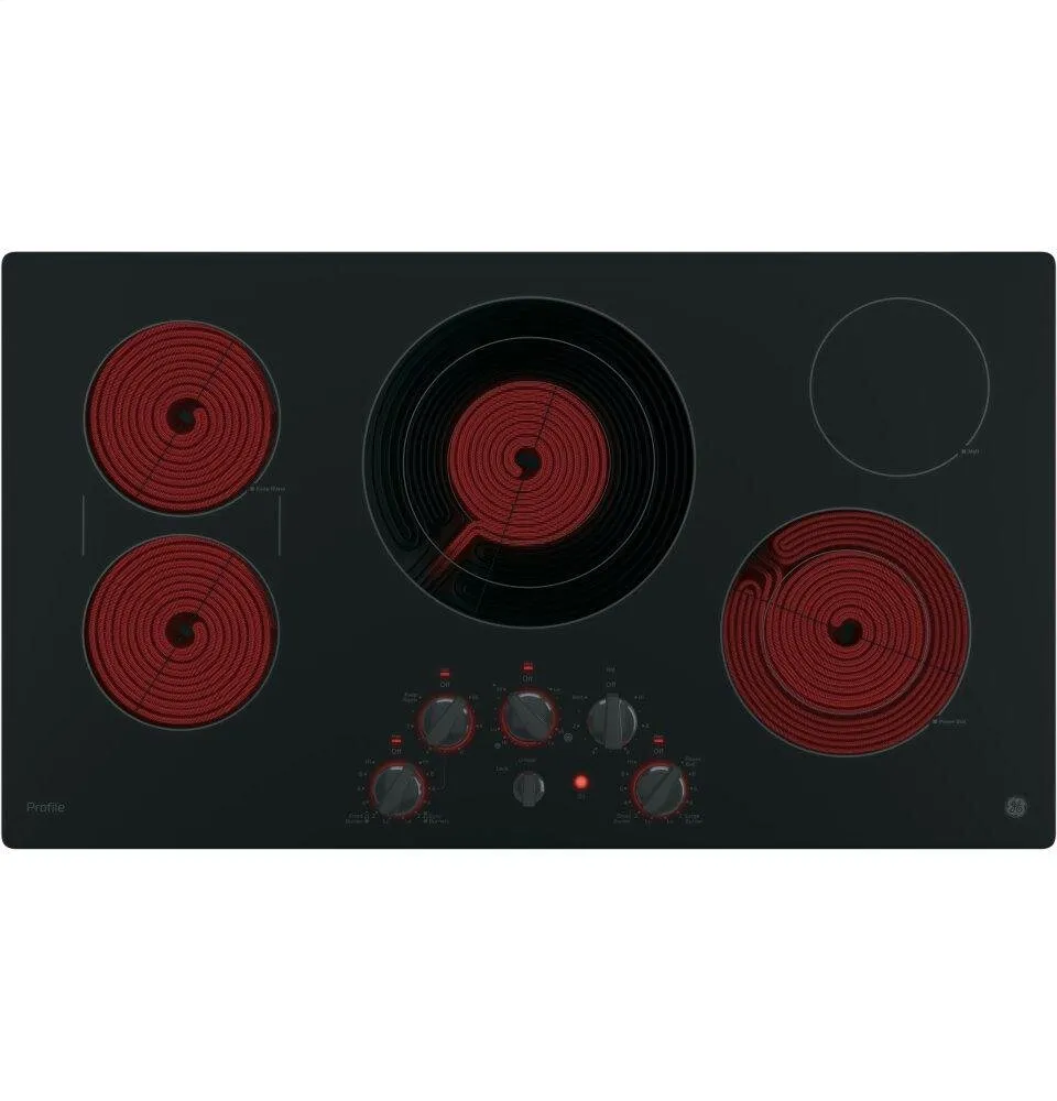 Ge Appliances PP7036DJBB Ge Profile&#8482; 36" Built-In Knob Control Cooktop