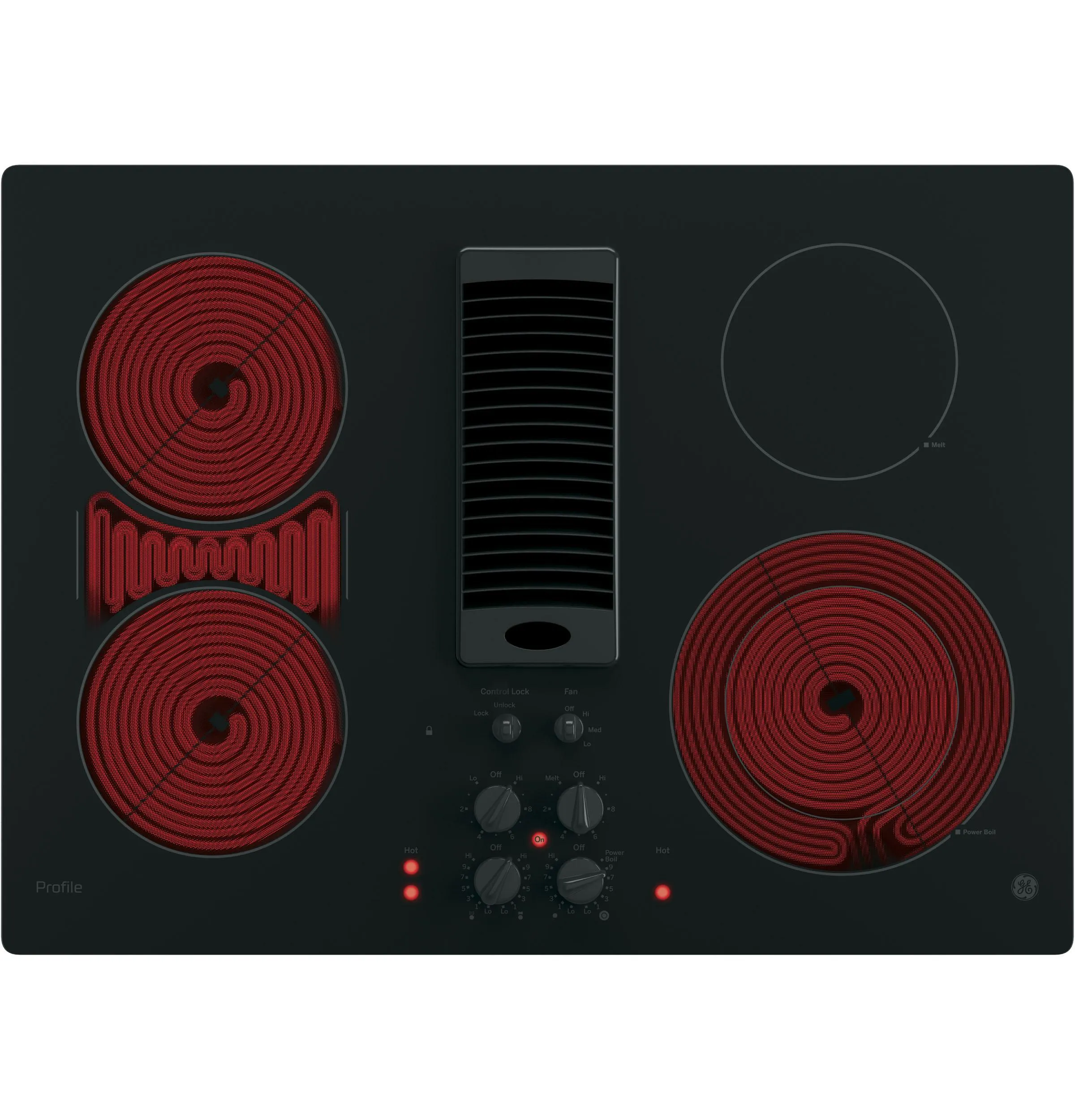 Ge Appliances PP9830DRBB Ge Profile&#8482; 30" Downdraft Electric Cooktop