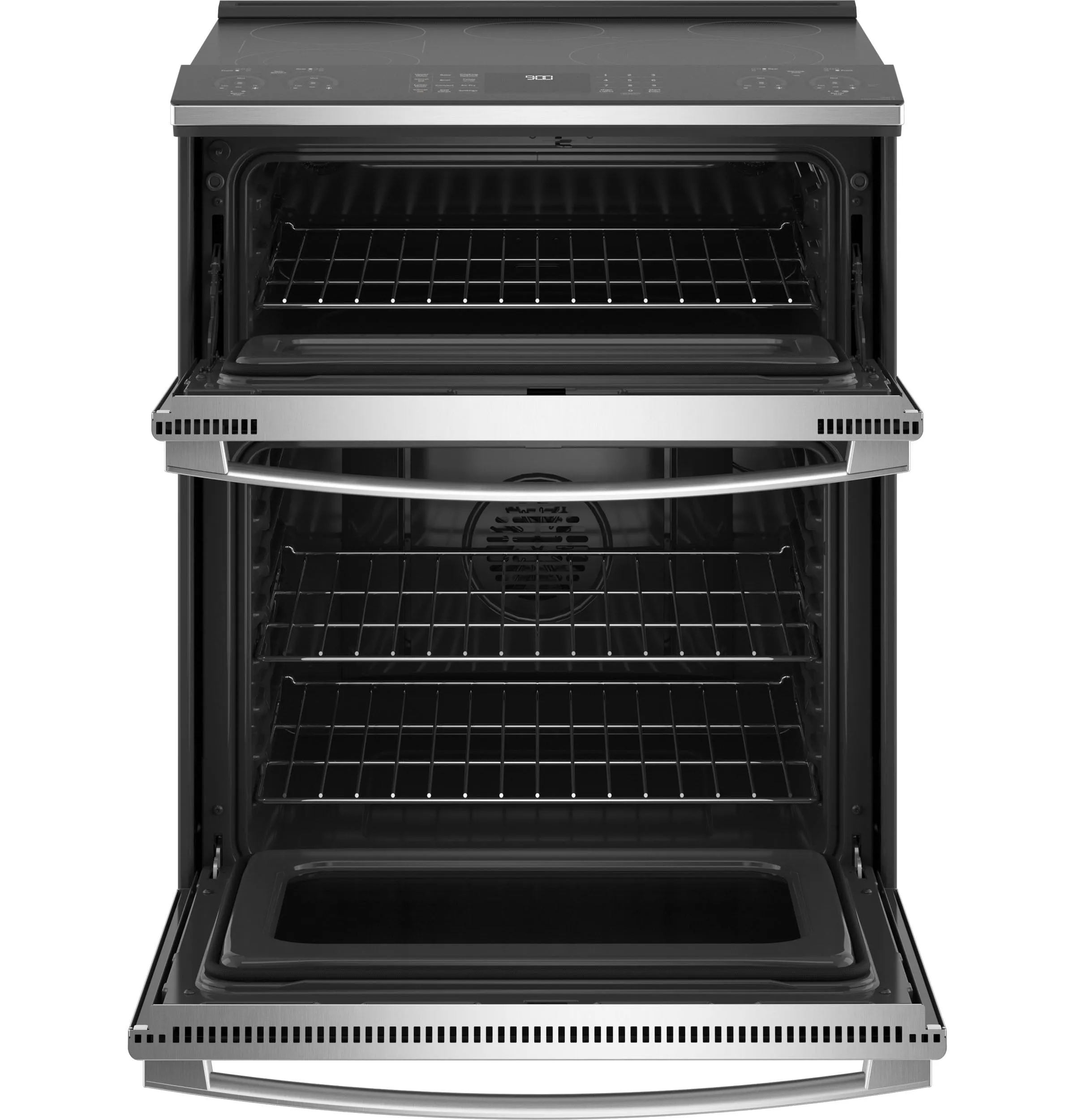 Ge Appliances PS960YPFS Ge Profile&#8482; 30" Smart Slide-In Electric Double Oven Convection Fingerprint Resistant Range