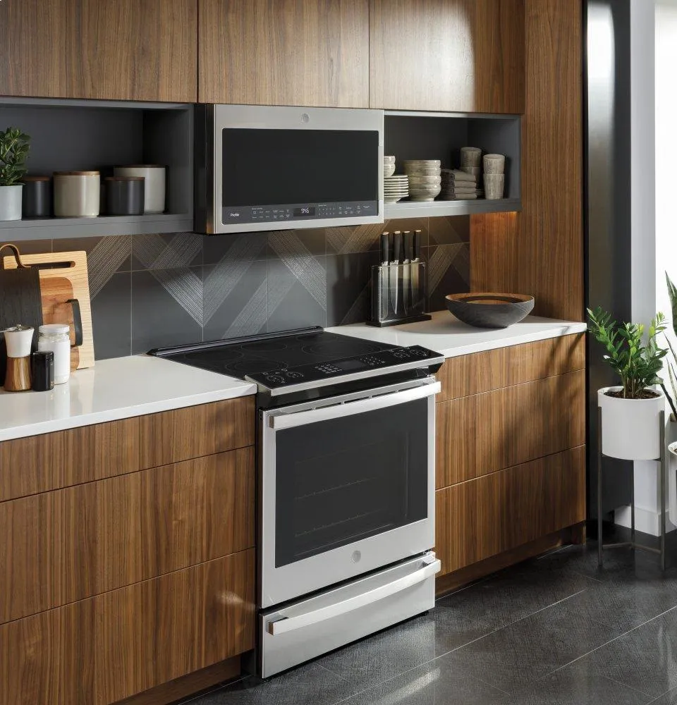 Ge Appliances PSS93YPFS Ge Profile&#8482; 30" Smart Slide-In Electric Convection Fingerprint Resistant Range With No Preheat Air Fry