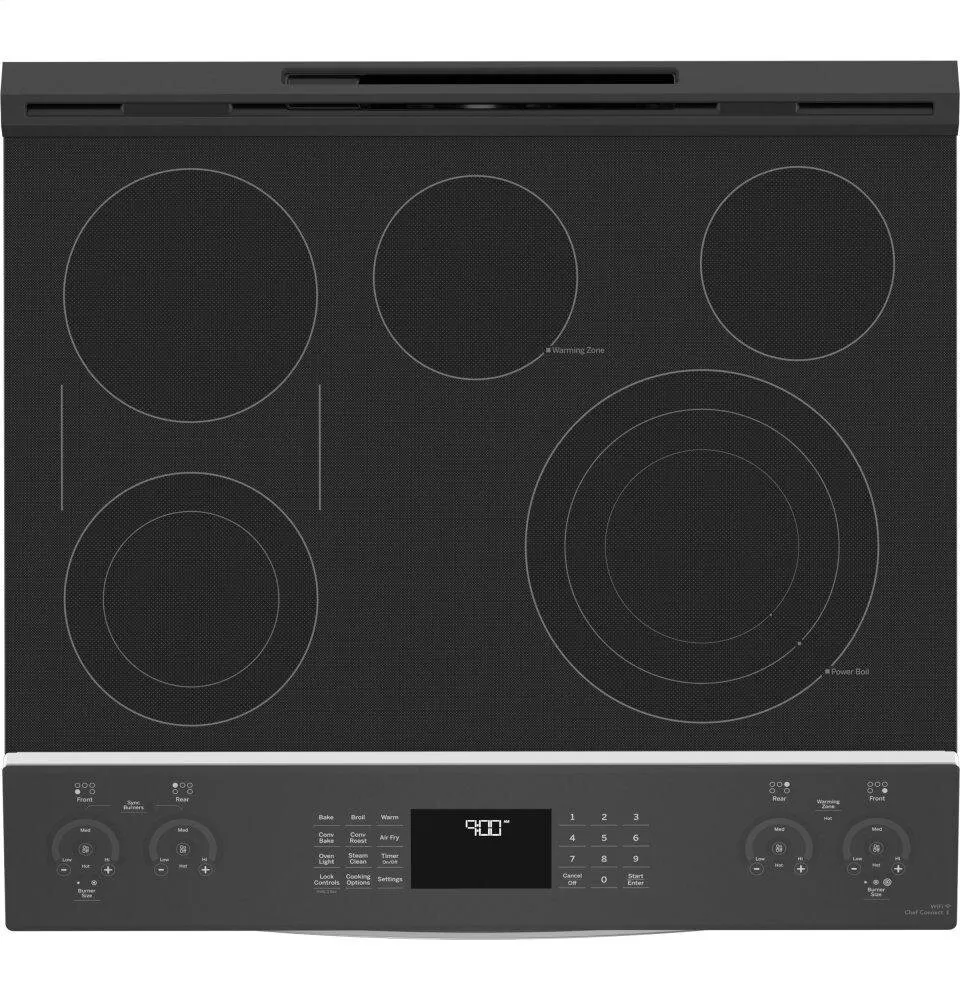 Ge Appliances PSS93YPFS Ge Profile&#8482; 30" Smart Slide-In Electric Convection Fingerprint Resistant Range With No Preheat Air Fry