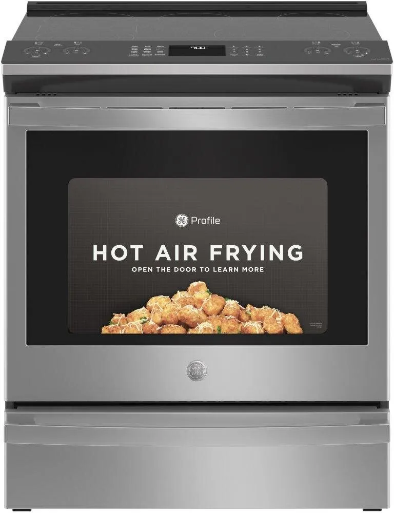 Ge Appliances PSS93YPFS Ge Profile&#8482; 30" Smart Slide-In Electric Convection Fingerprint Resistant Range With No Preheat Air Fry
