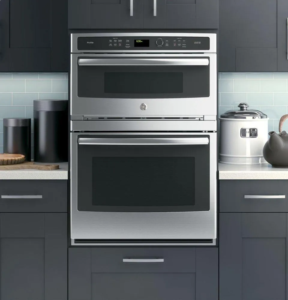 Ge Appliances PT9800SHSS Ge Profile&#8482; 30 In. Combination Double Wall Oven With Convection And Advantium Technology