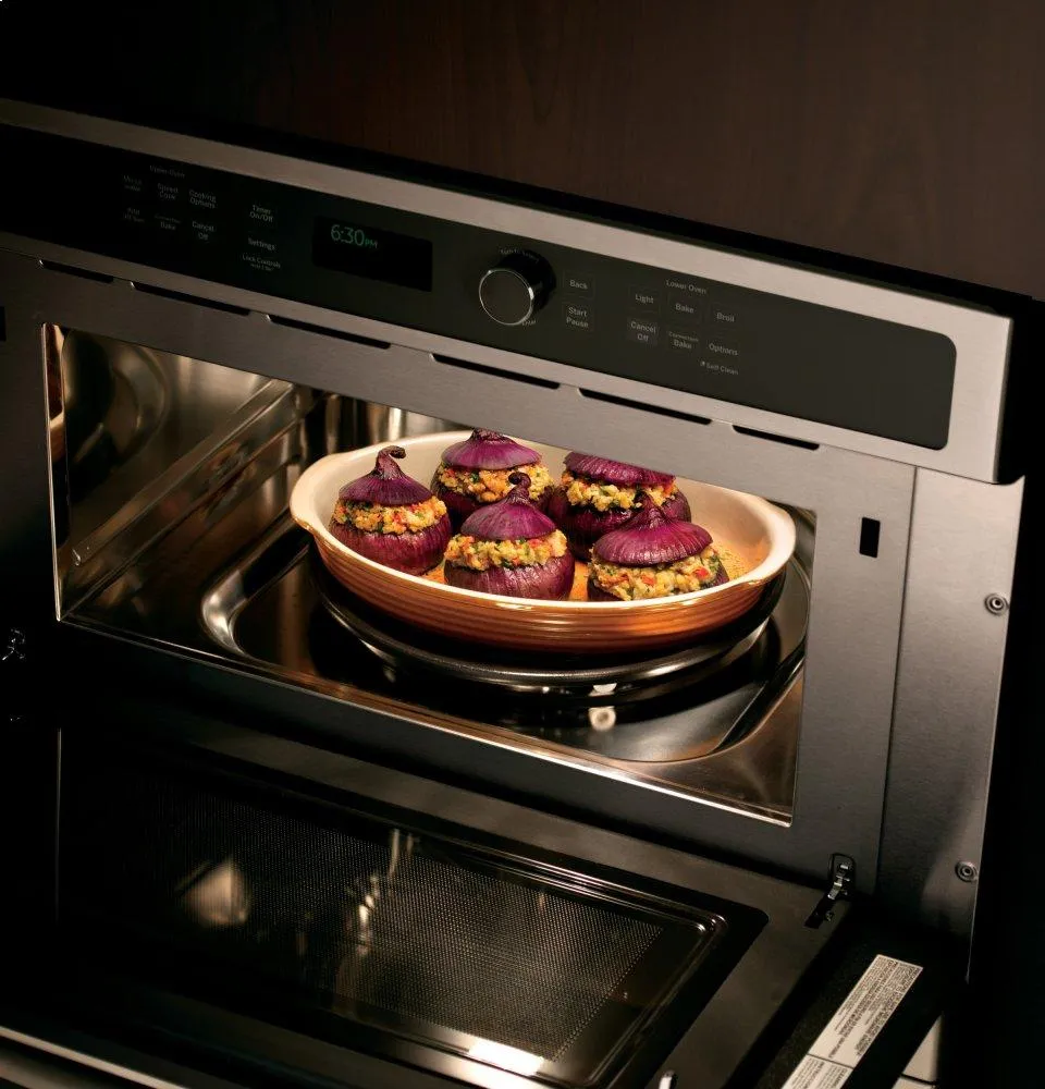 Ge Appliances PT9800SHSS Ge Profile&#8482; 30 In. Combination Double Wall Oven With Convection And Advantium Technology