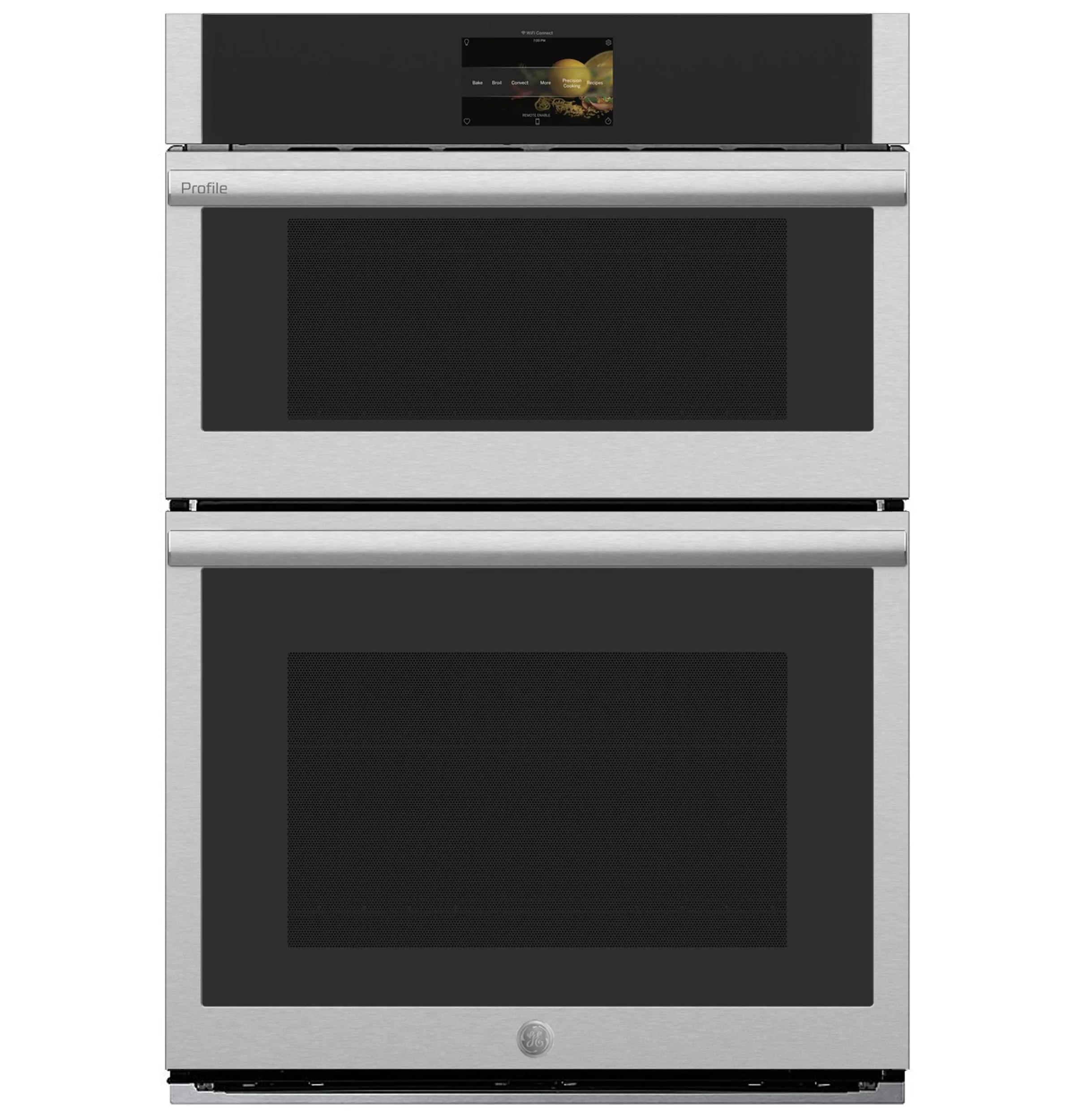 Ge Appliances PT9900SWSS Ge Profile&#8482; 30 In. Combination Double Wall Oven With Convection, Air Fry, Steam, Sous Vide, And Advantium Technology