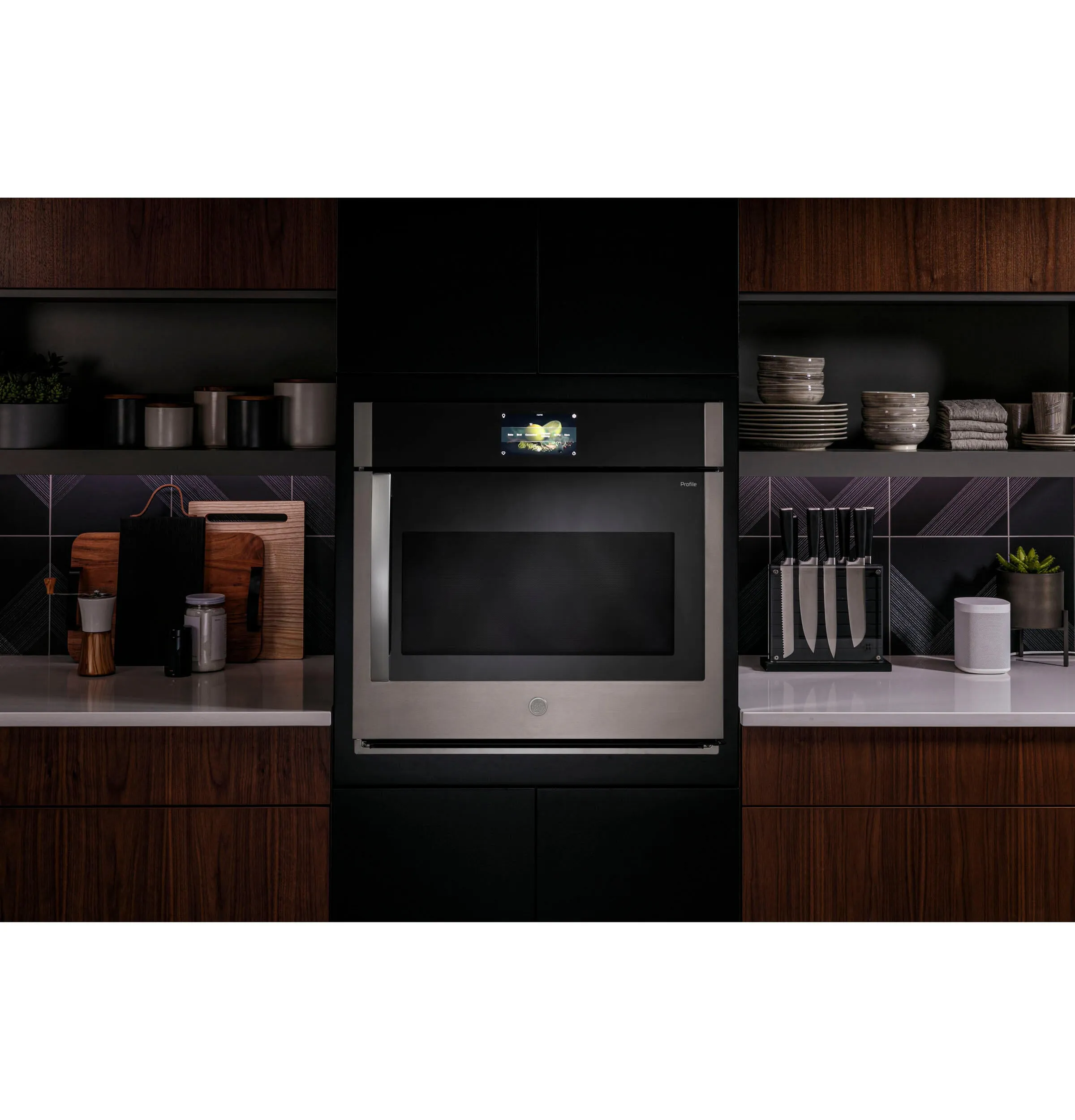 Ge Appliances PTS700LSNSS Ge Profile&#8482; 30" Smart Built-In Convection Single Wall Oven With Left-Hand Side-Swing Doors
