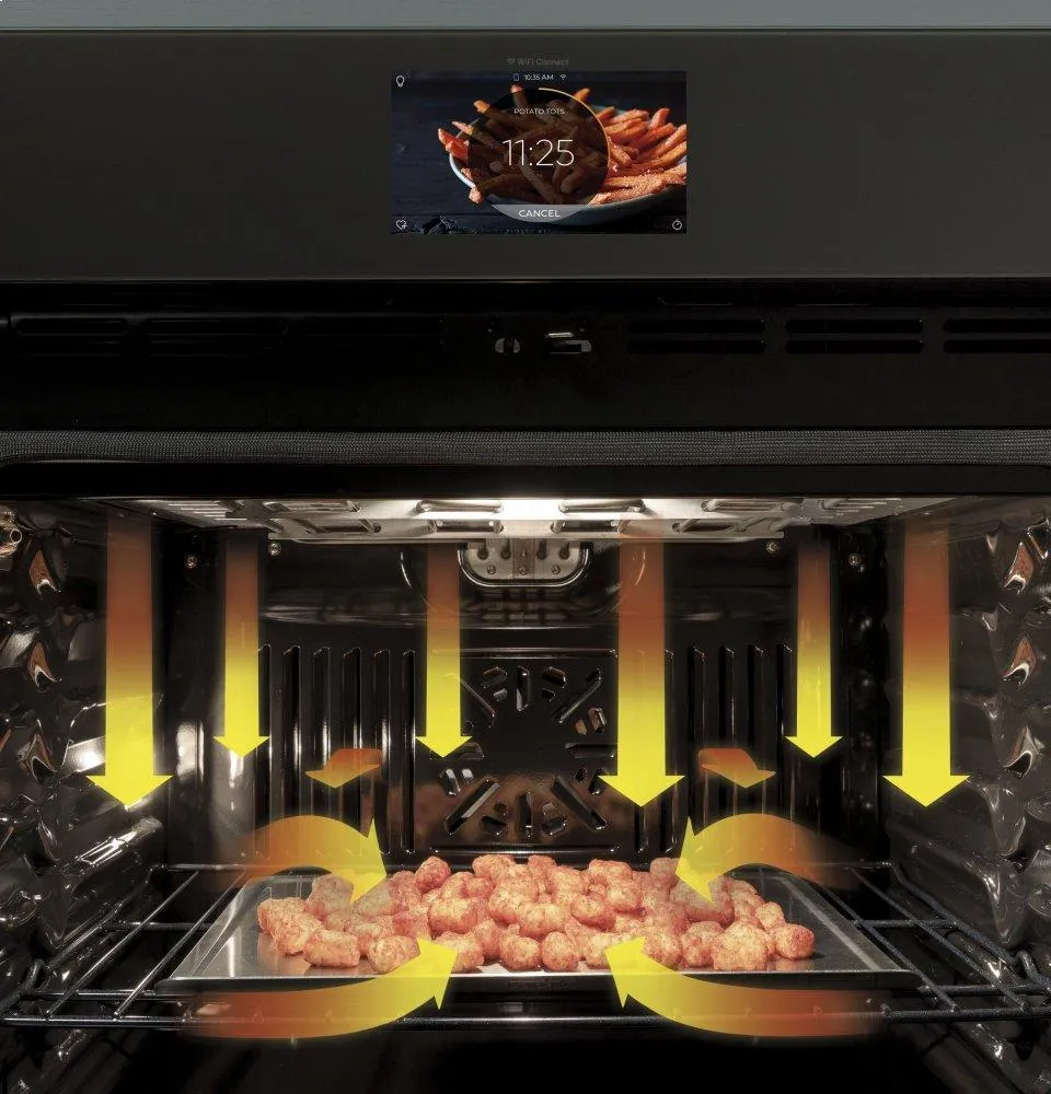 Ge Appliances PTS9000BNTS Ge Profile&#8482; 30" Smart Built-In Convection Single Wall Oven With In-Oven Camera And No Preheat Air Fry