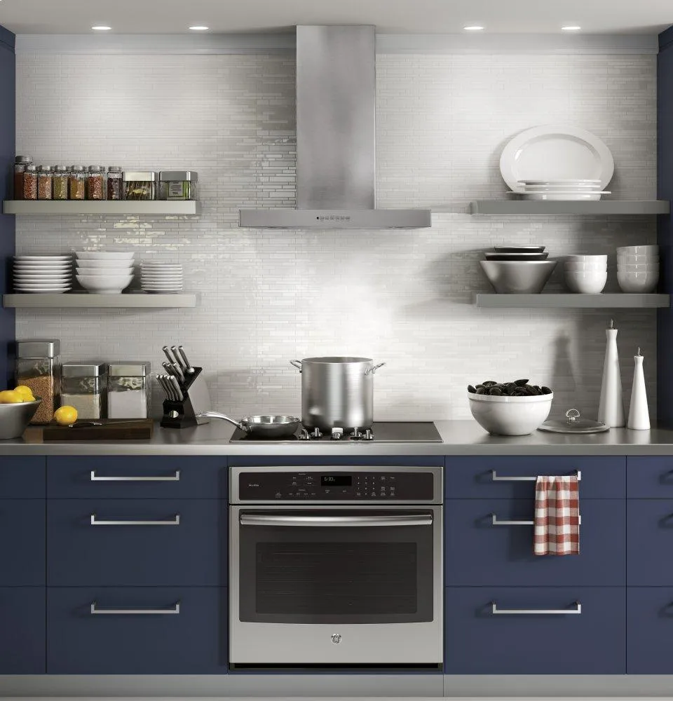 Ge Appliances UVW8301SLSS 30" Designer Wall Mount Hood W/ Dimmable Led Lighting