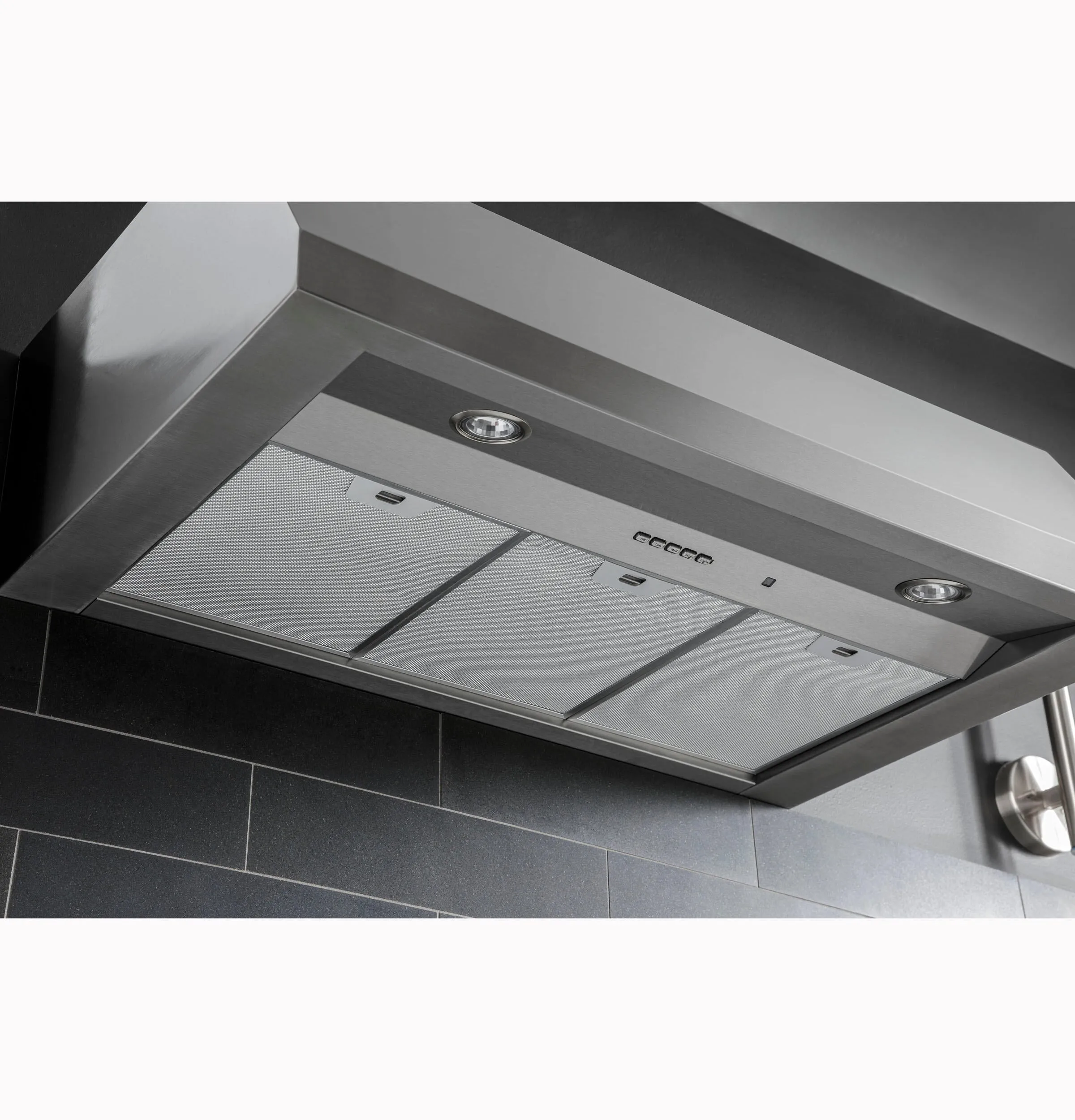Ge Appliances UVW8304SPSS 30" Designer Wall Mount Hood W/ Dimmable Led Lighting