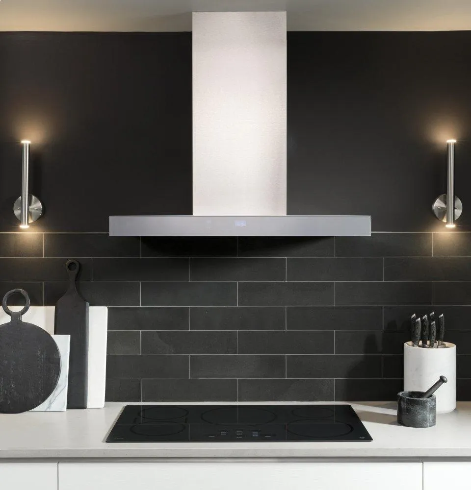 Ge Appliances UVW9361SLSS 36" Smart Designer Wall Mount Hood W/ Perimeter Venting