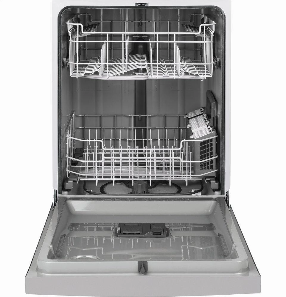 Ge Appliances GDF530PSMSS Ge Front Control With Plastic Interior Dishwasher With Sanitize Cycle & Dry Boost