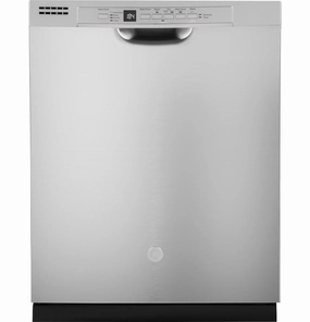Ge Appliances GDF530PSMSS Ge Front Control With Plastic Interior Dishwasher With Sanitize Cycle & Dry Boost