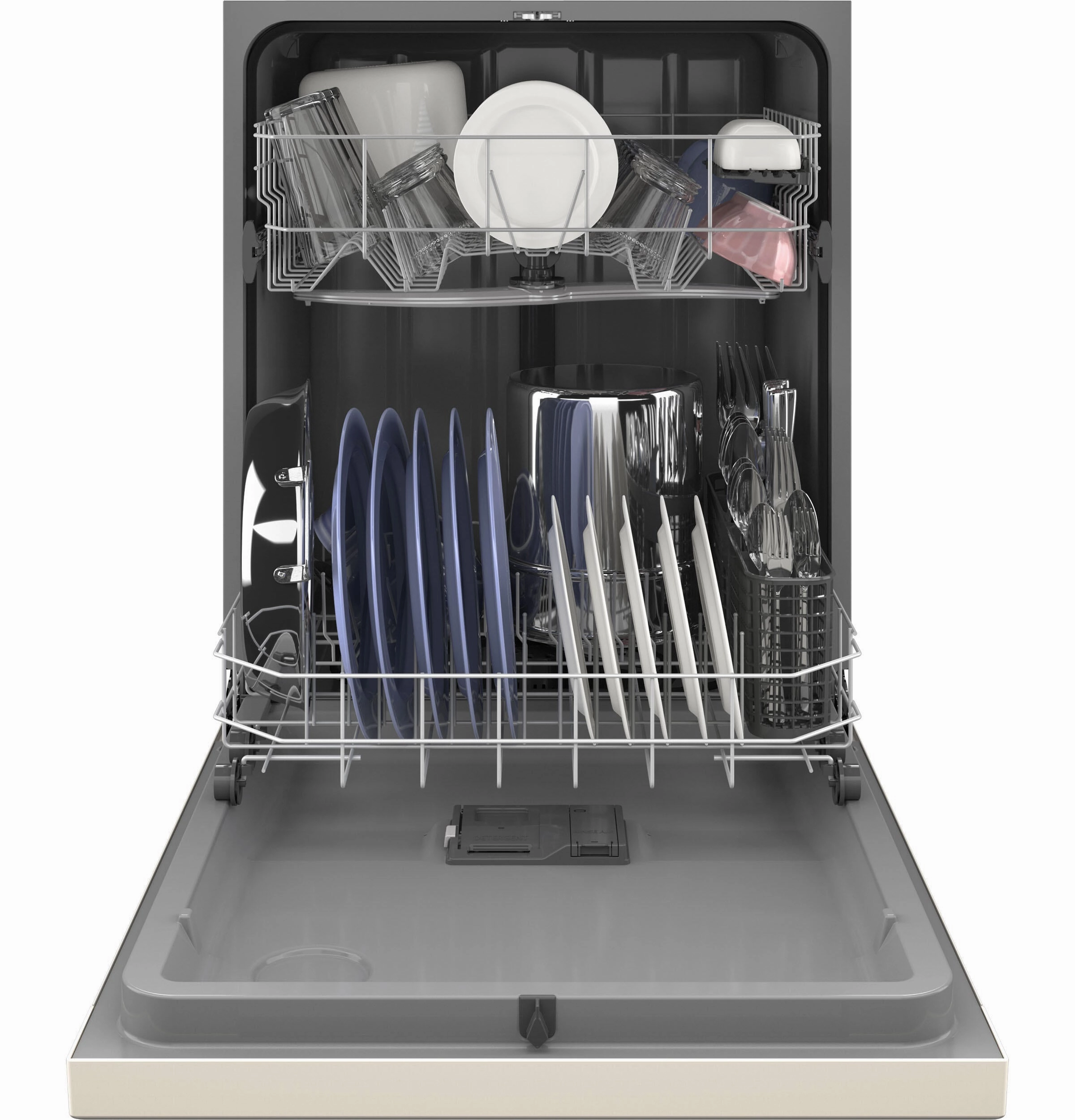 Ge Appliances GDF535PGRCC Ge Dishwasher With Front Controls