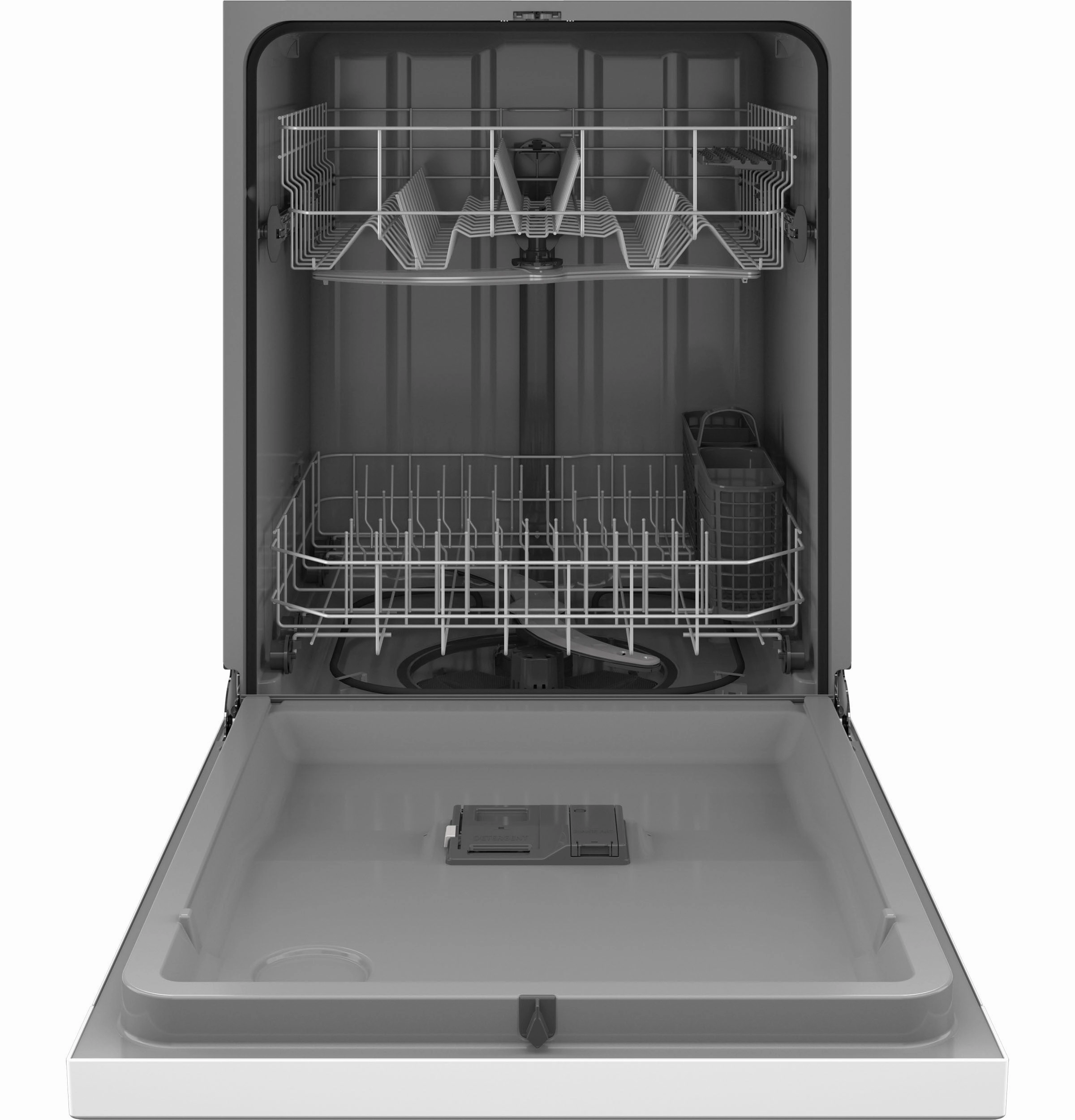 Ge Appliances GDF535PGRWW Ge Dishwasher With Front Controls