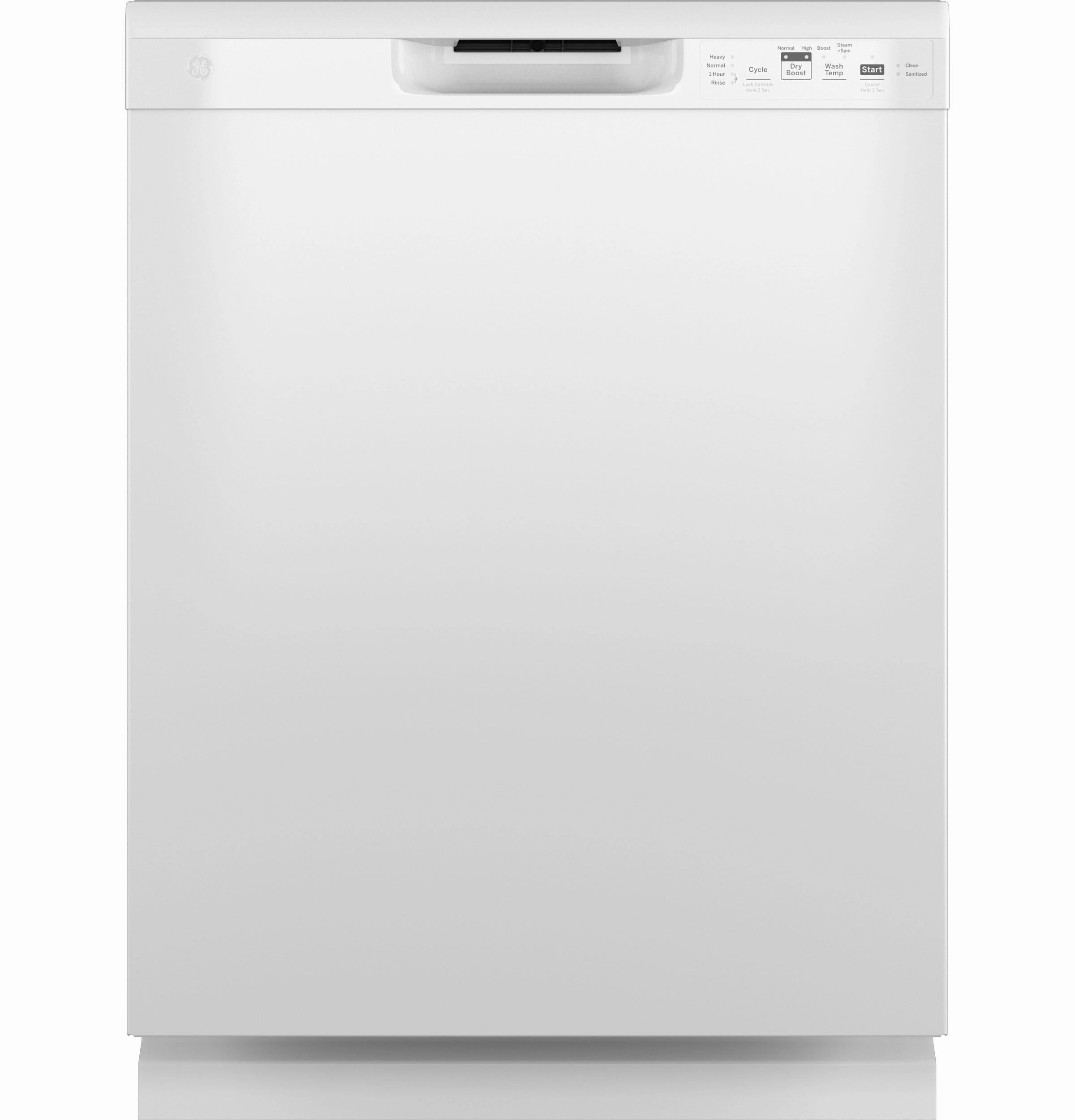 Ge Appliances GDF535PGRWW Ge Dishwasher With Front Controls