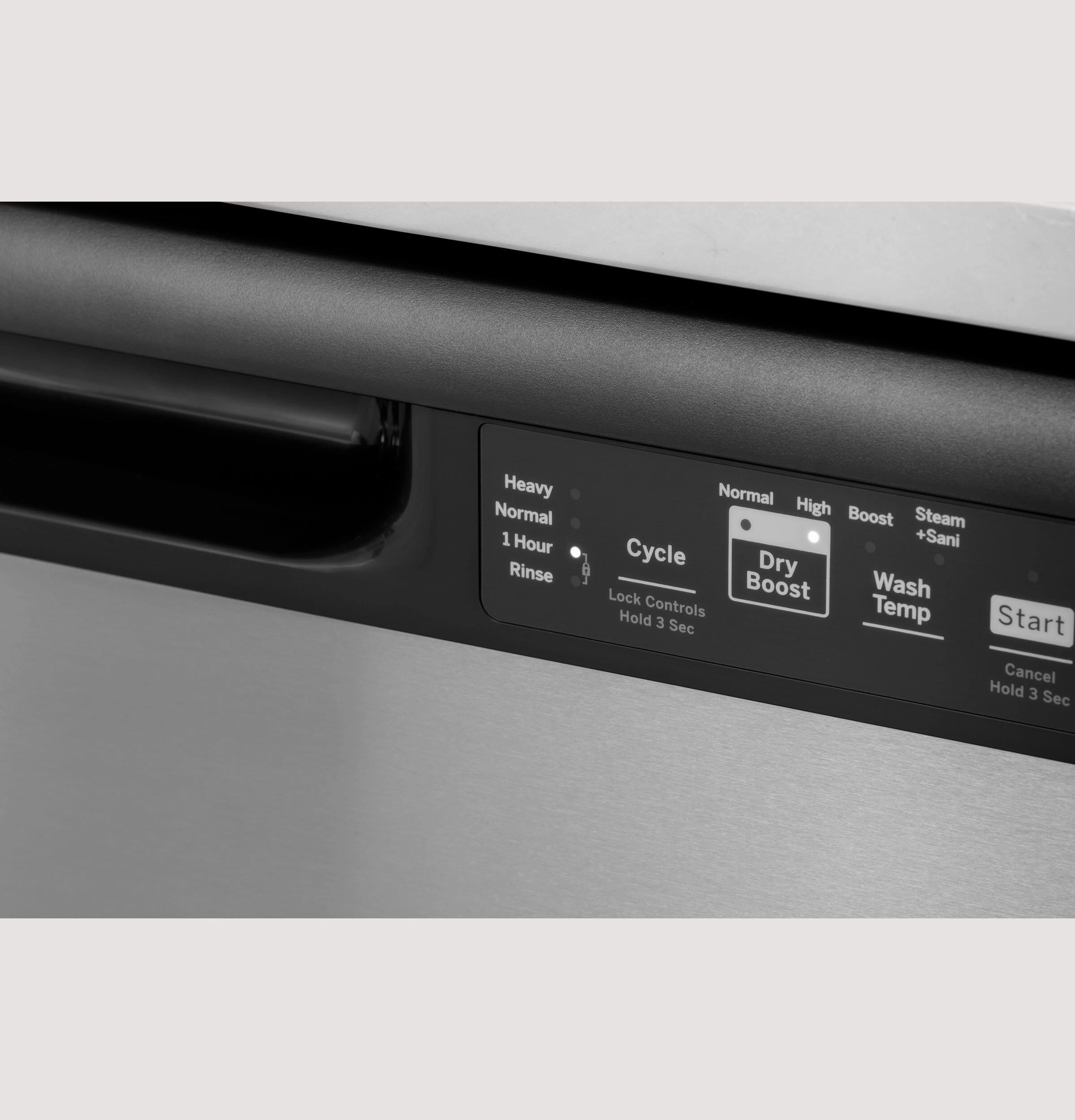 Ge Appliances GDF535PGRWW Ge Dishwasher With Front Controls