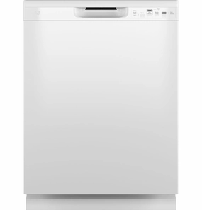 Ge Appliances GDF535PGRWW Ge Dishwasher With Front Controls