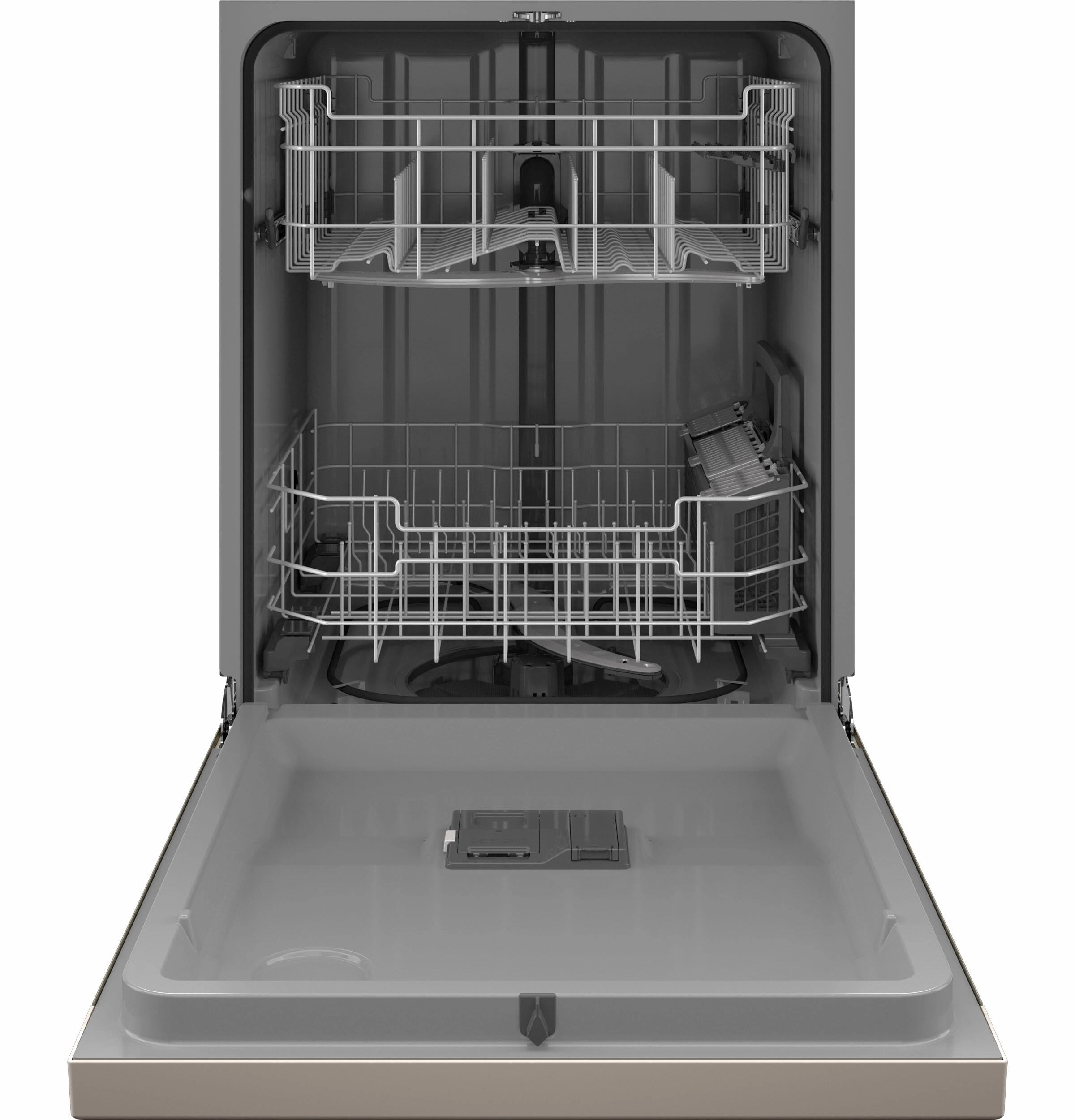Ge Appliances GDF550PMRES Ge Front Control With Plastic Interior Dishwasher With Sanitize Cycle & Dry Boost