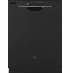 Ge Appliances GDF630PGMBB Ge Front Control With Plastic Interior Dishwasher With Sanitize Cycle & Dry Boost