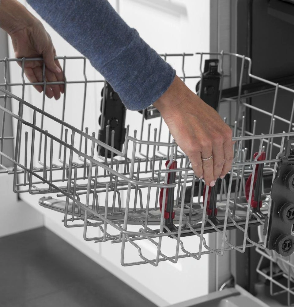 Ge Appliances GDF630PGMWW Ge Front Control With Plastic Interior Dishwasher With Sanitize Cycle & Dry Boost
