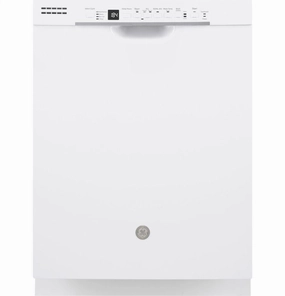Ge Appliances GDF630PGMWW Ge Front Control With Plastic Interior Dishwasher With Sanitize Cycle & Dry Boost