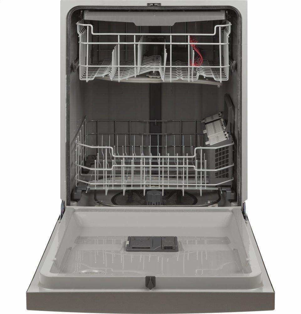 Ge Appliances GDF630PMMES Ge Front Control With Plastic Interior Dishwasher With Sanitize Cycle & Dry Boost