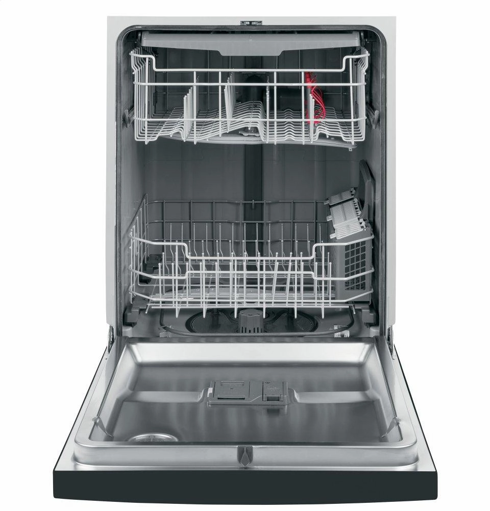 Ge Appliances GDF640HGMBB Ge Front Control With Stainless Interior Door Dishwasher With Sanitize Cycle & Dry Boost