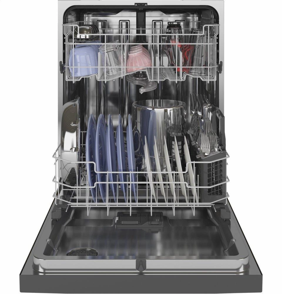 Ge Appliances GDF645SMNES Ge Front Control With Stainless Steel Interior Dishwasher With Sanitize Cycle & Dry Boost