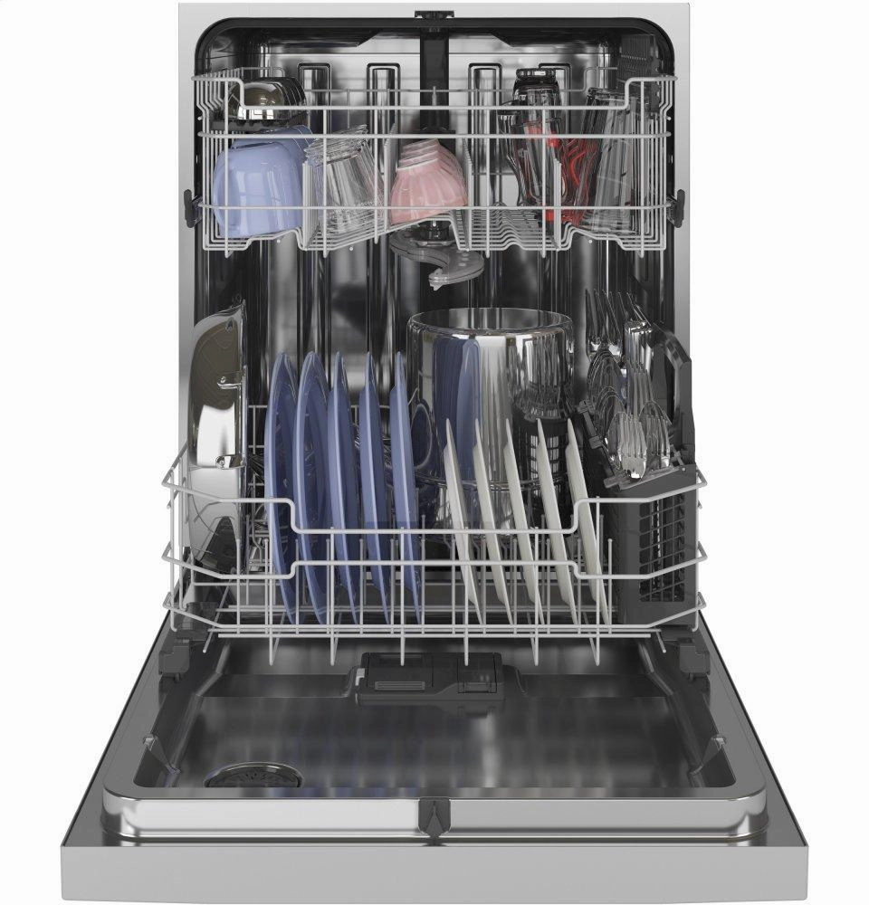 Ge Appliances GDF645SSNSS Ge Front Control With Stainless Steel Interior Dishwasher With Sanitize Cycle & Dry Boost