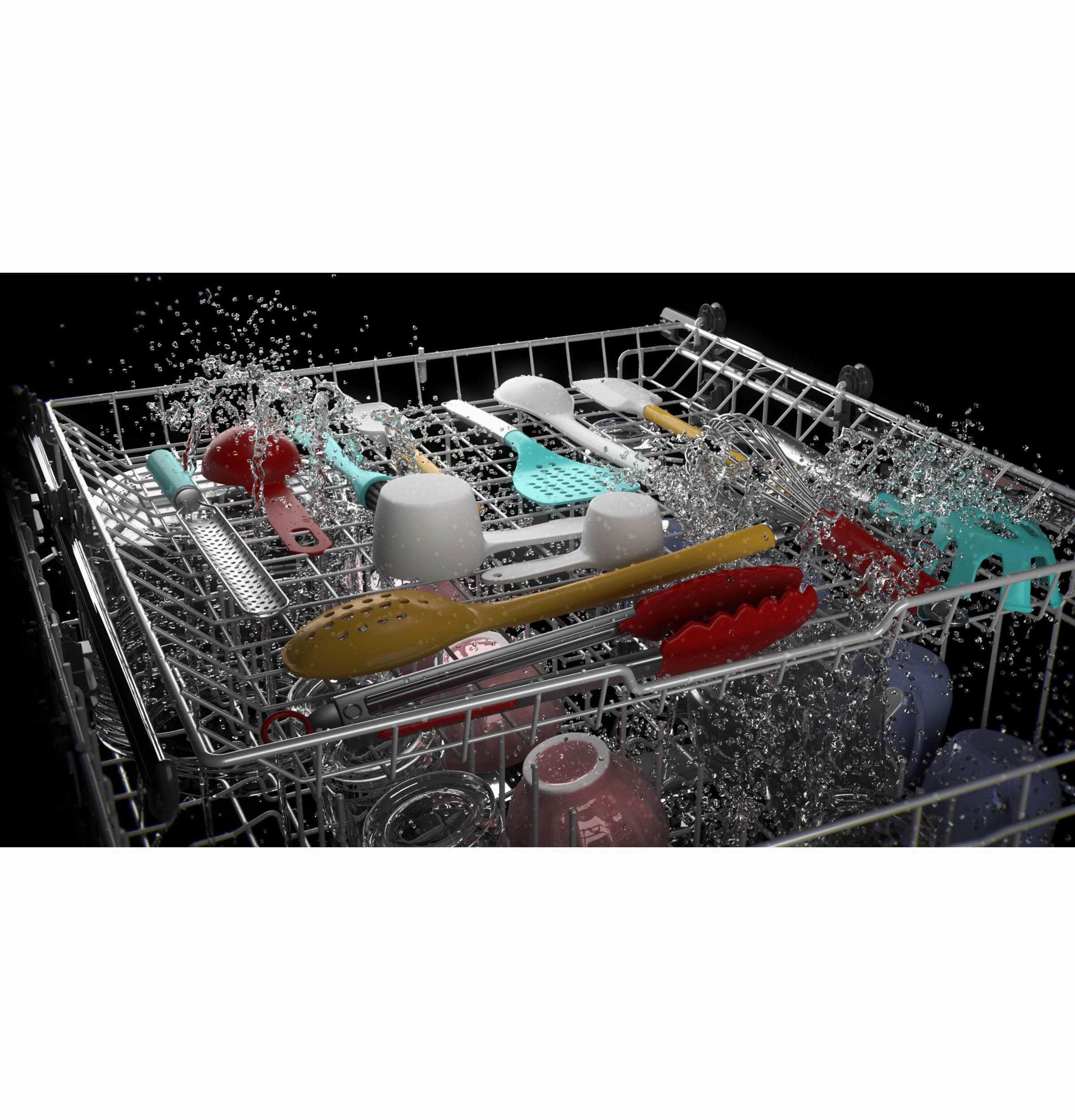 Ge Appliances GDP630PGRBB Ge Top Control With Plastic Interior Dishwasher With Sanitize Cycle & Dry Boost