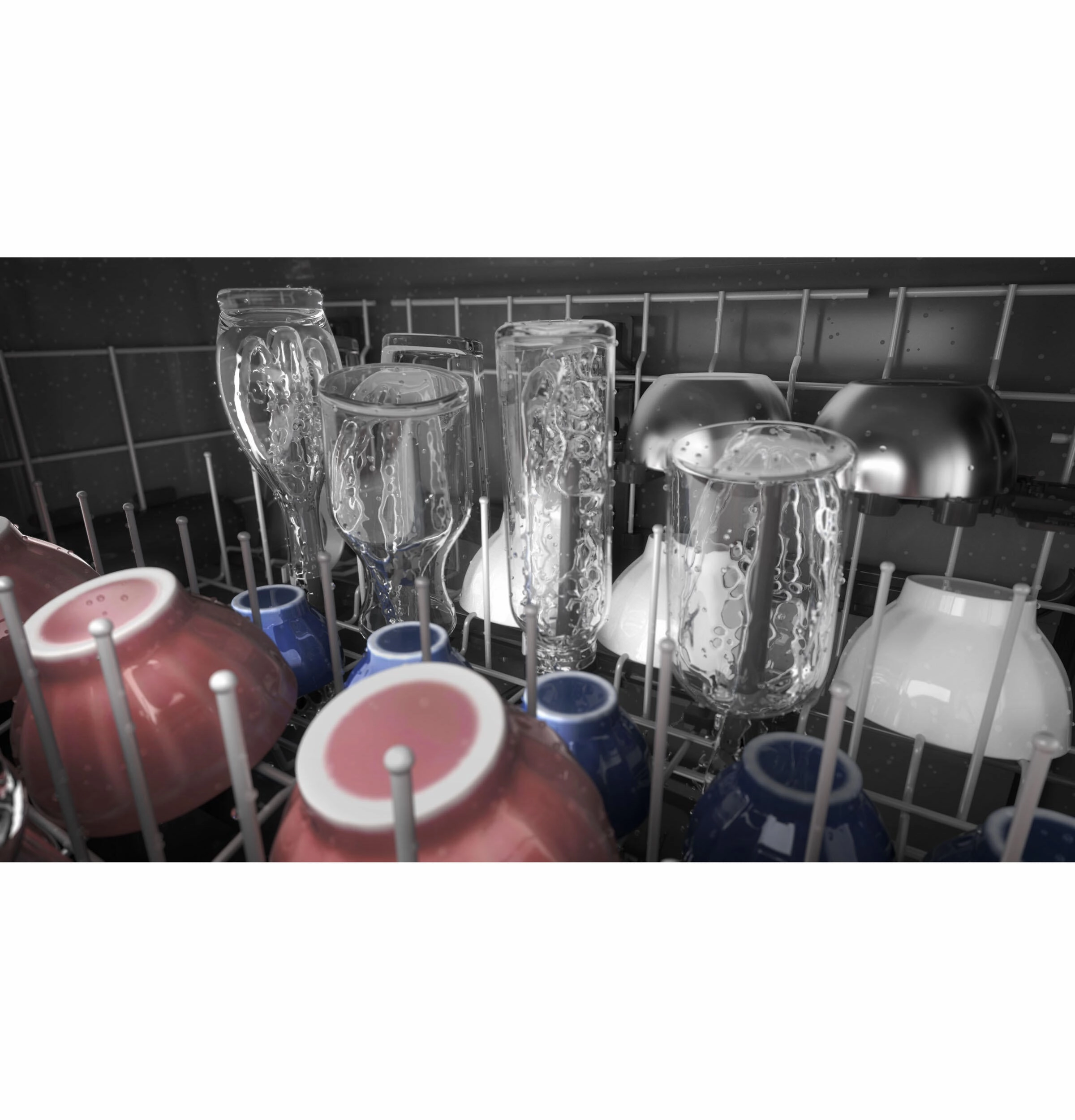 Ge Appliances GDP630PGRBB Ge Top Control With Plastic Interior Dishwasher With Sanitize Cycle & Dry Boost