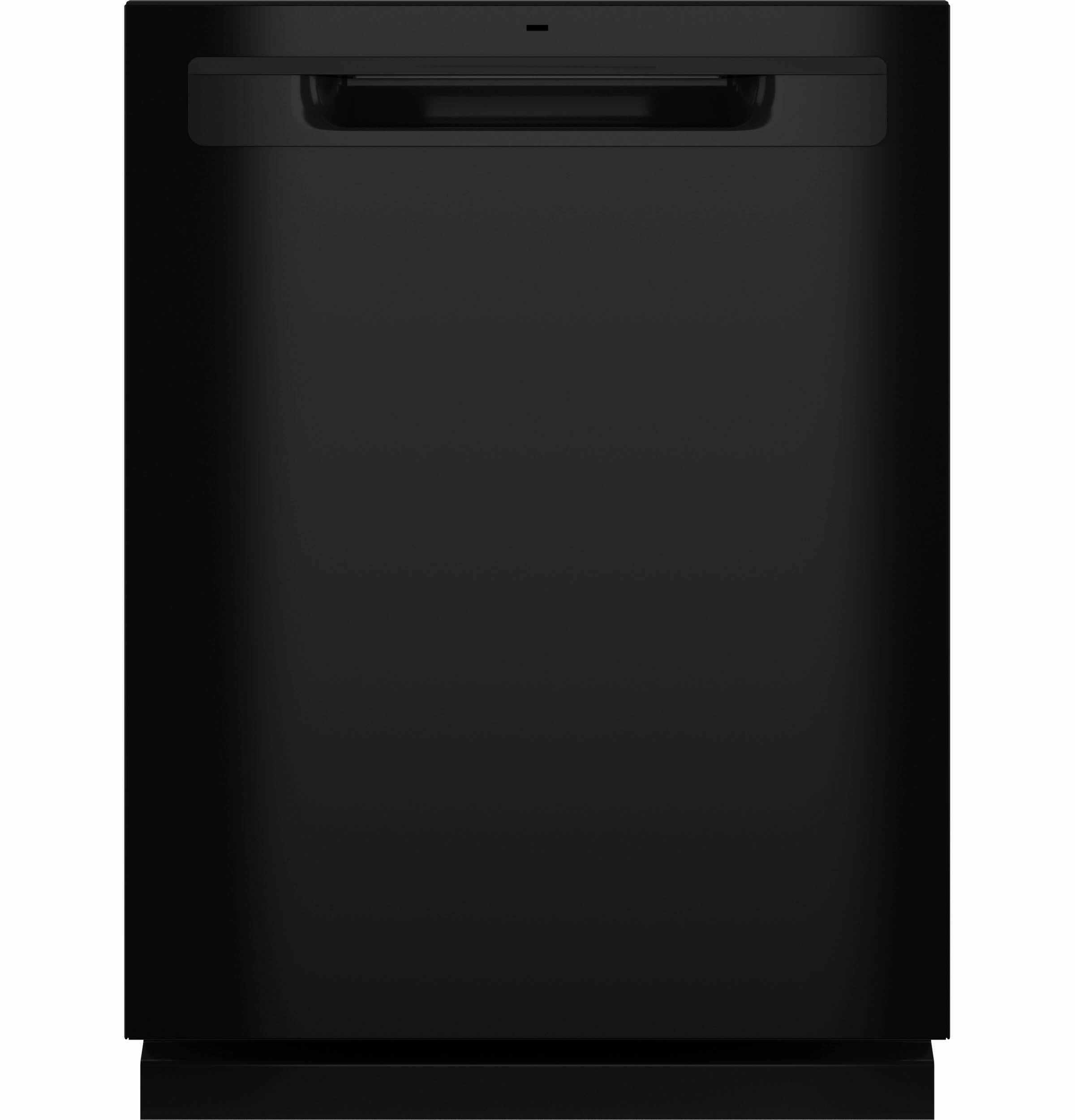 Ge Appliances GDP630PGRBB Ge Top Control With Plastic Interior Dishwasher With Sanitize Cycle & Dry Boost
