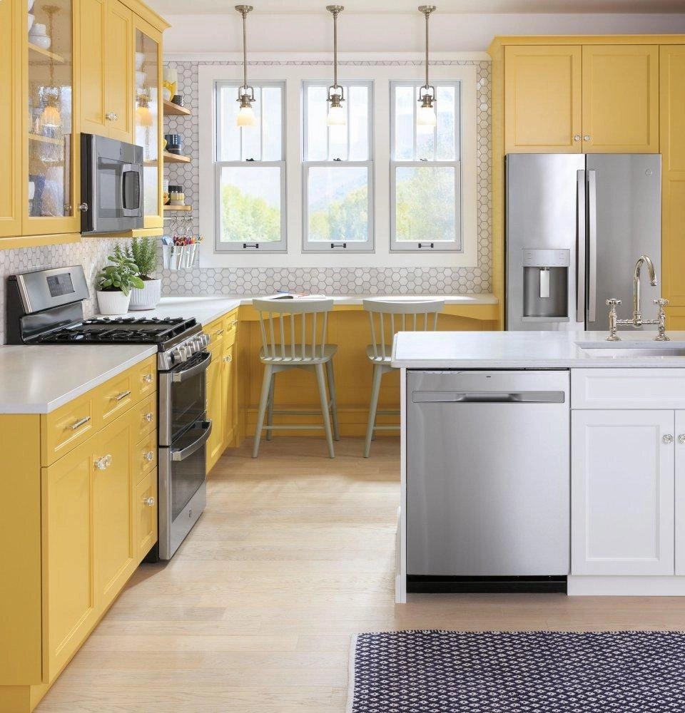 Ge Appliances GDP665SYNFS Ge Fingerprint Resistant Top Control With Stainless Steel Interior Dishwasher With Sanitize Cycle & Dry Boost With Fan Assist