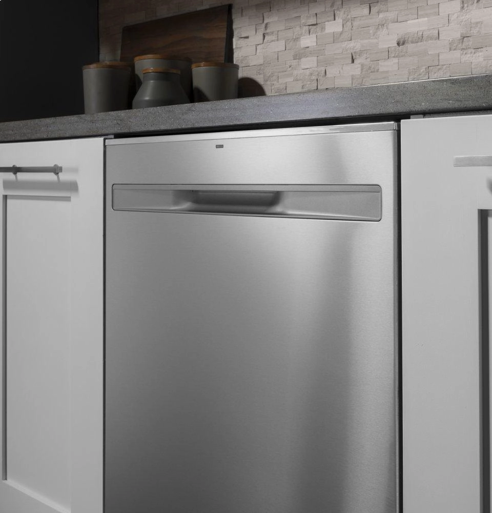 Ge Appliances GDP665SYNFS Ge Fingerprint Resistant Top Control With Stainless Steel Interior Dishwasher With Sanitize Cycle & Dry Boost With Fan Assist