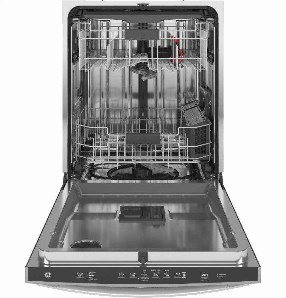 Ge Appliances GDP665SYNFS Ge Fingerprint Resistant Top Control With Stainless Steel Interior Dishwasher With Sanitize Cycle & Dry Boost With Fan Assist
