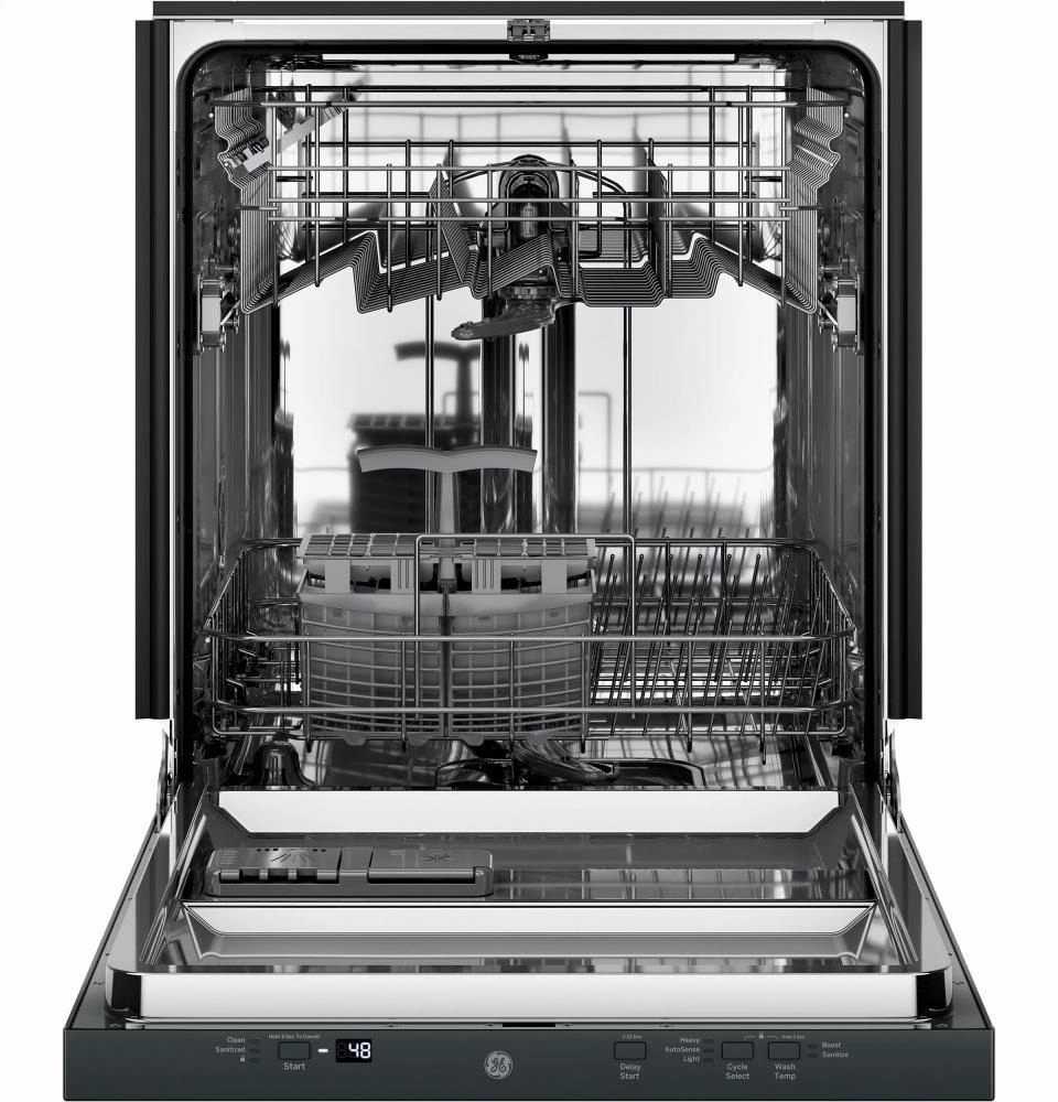 Ge Appliances GDT225SGLBB Ge Ada Compliant Stainless Steel Interior Dishwasher With Sanitize Cycle