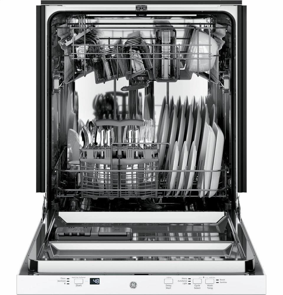 Ge Appliances GDT225SGLWW Ge Ada Compliant Stainless Steel Interior Dishwasher With Sanitize Cycle